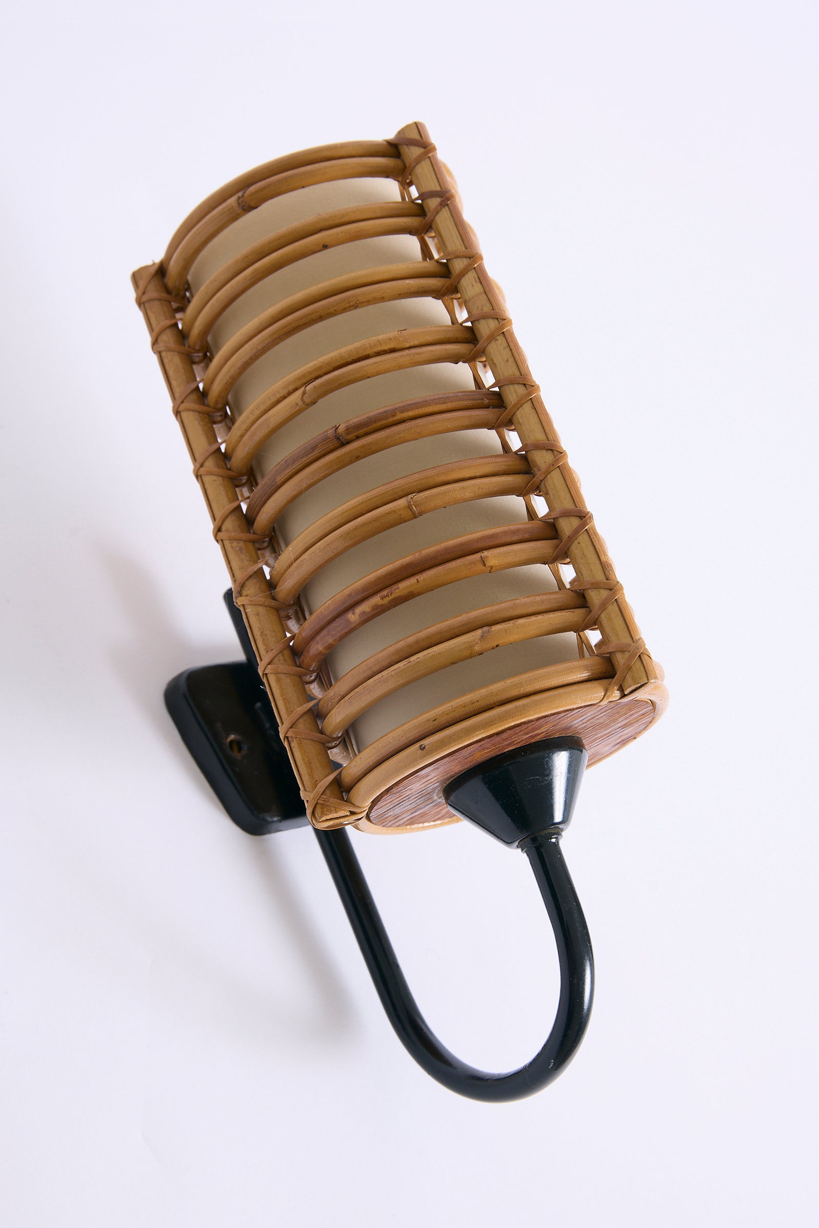 Pair of Rattan Wall Lights