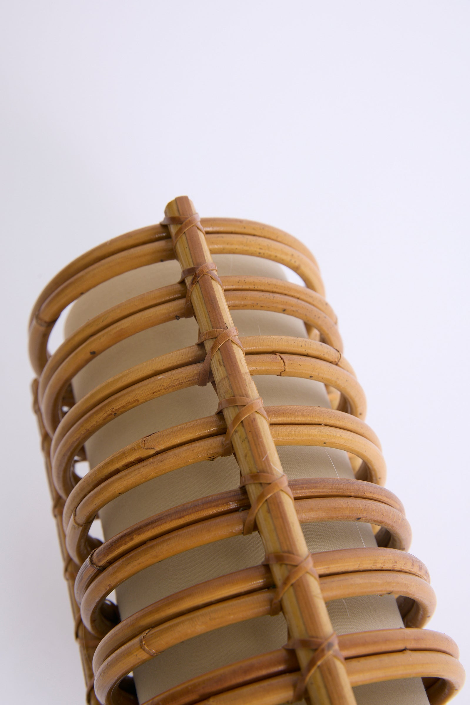 Pair of Rattan Wall Lights