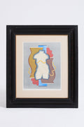 10334- Cubist Lithograph by Esaias Thorén, 1977