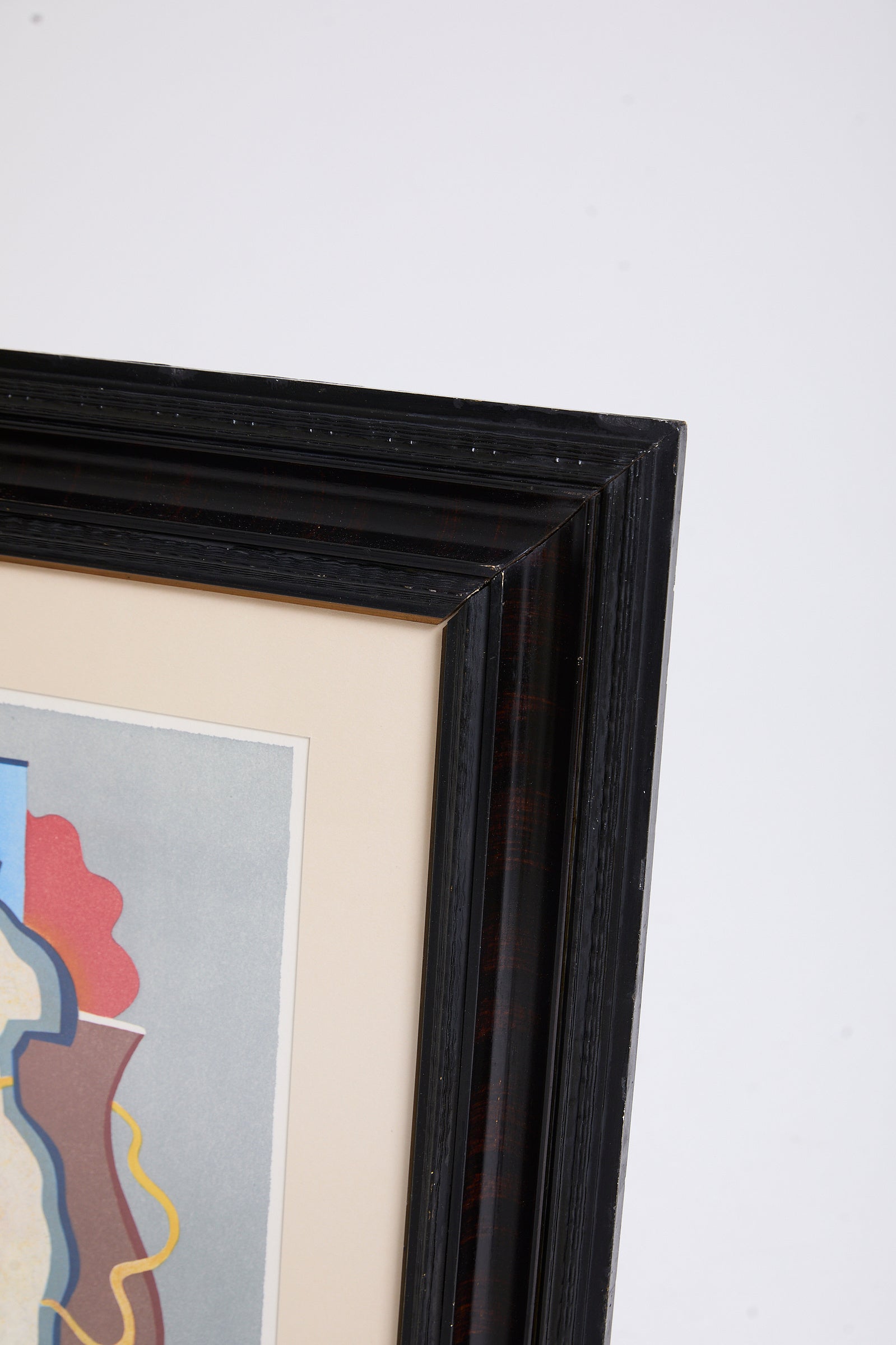Cubist Lithograph by Esaias Thorén, 1977