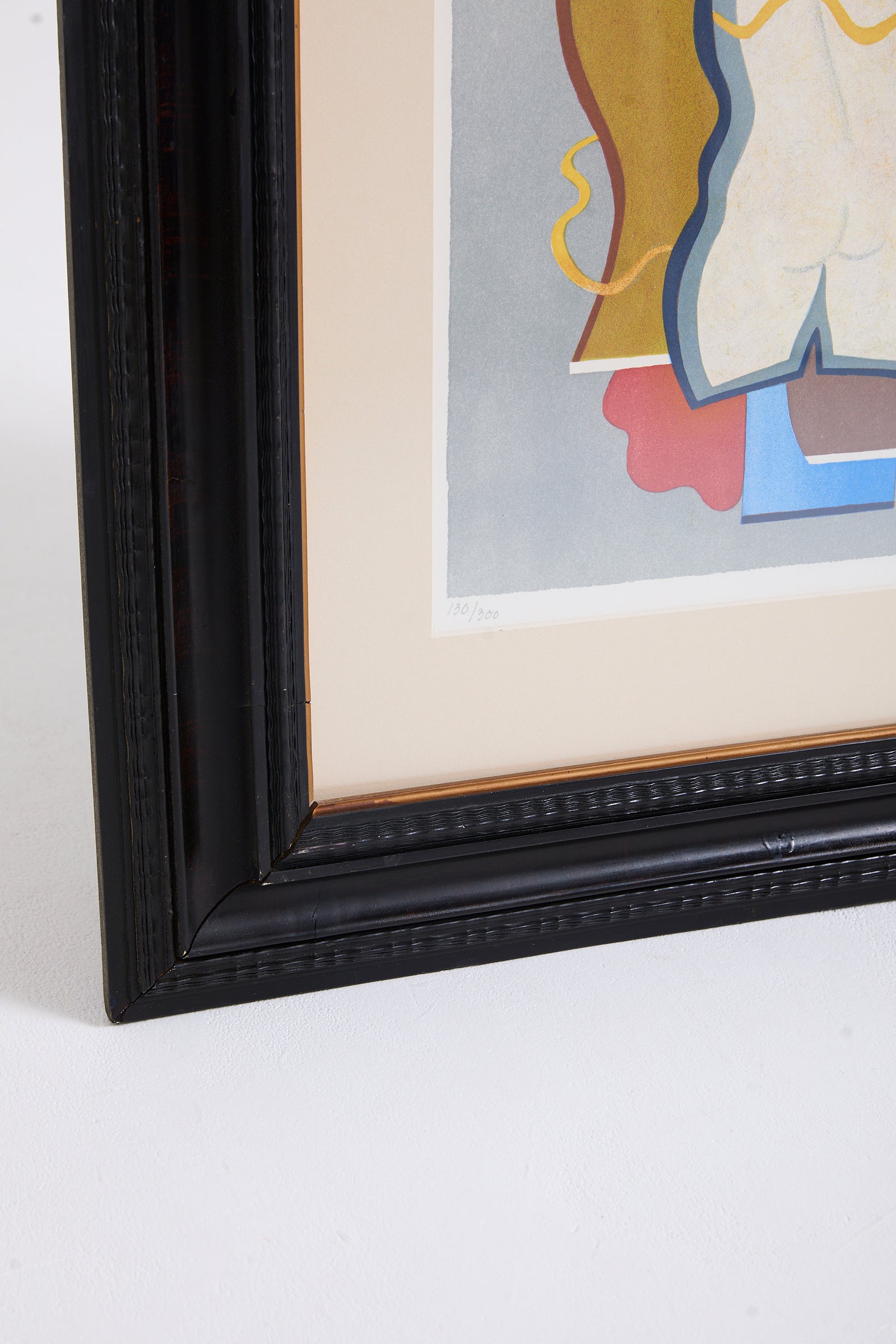 Cubist Lithograph by Esaias Thorén, 1977