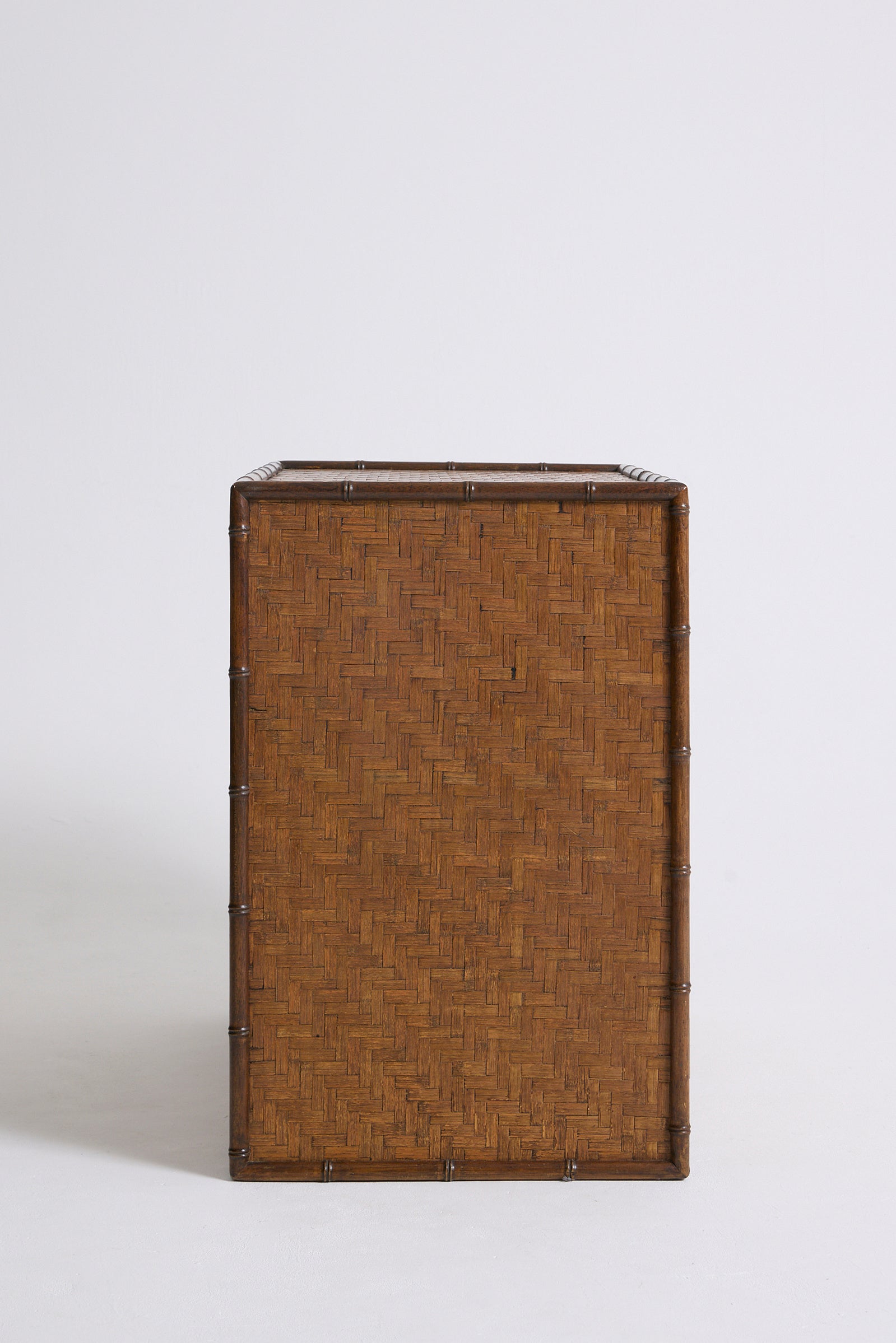 Bamboo and Brass Cabinet
