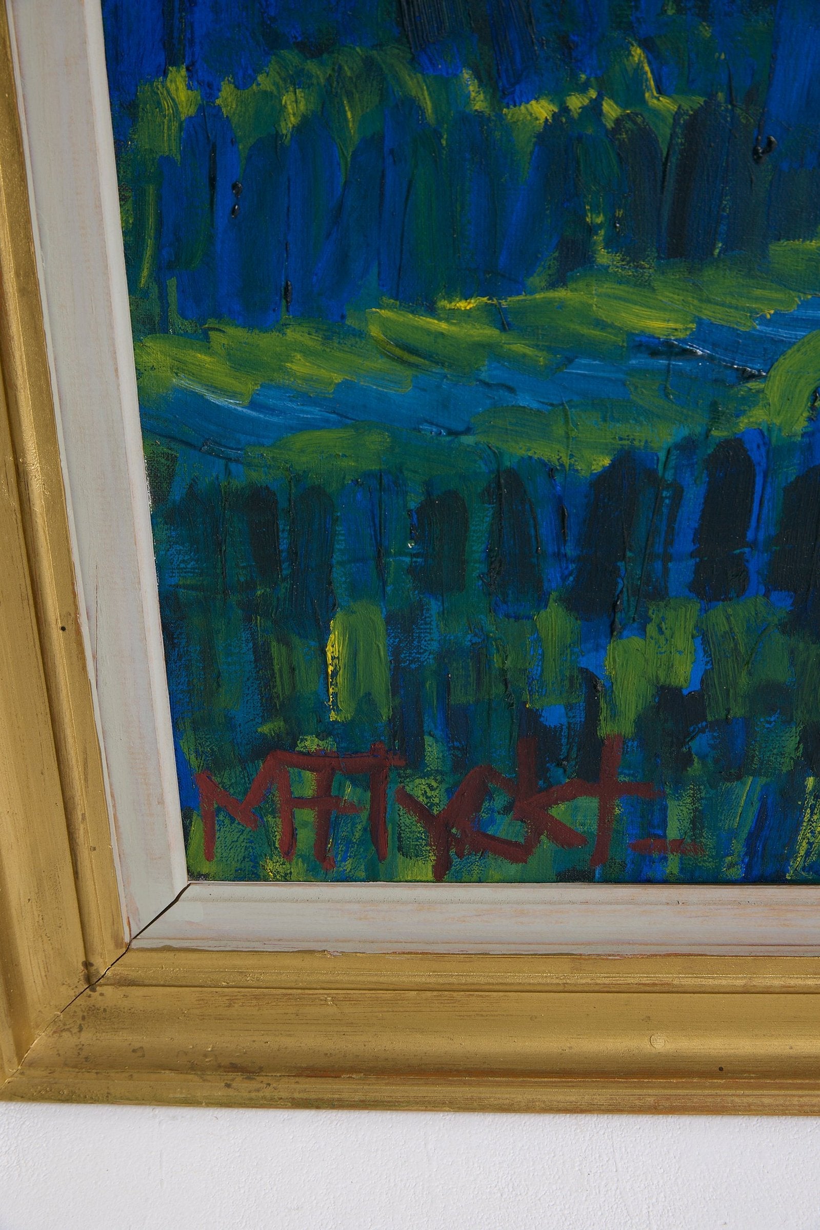 Painting by Manfred Flyckt
