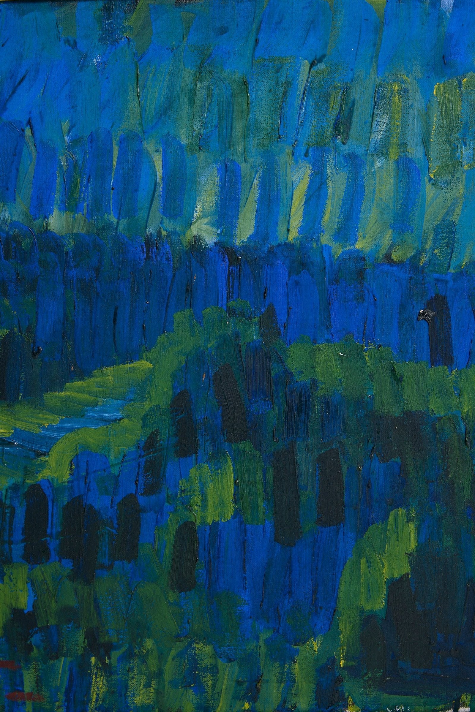 Painting by Manfred Flyckt