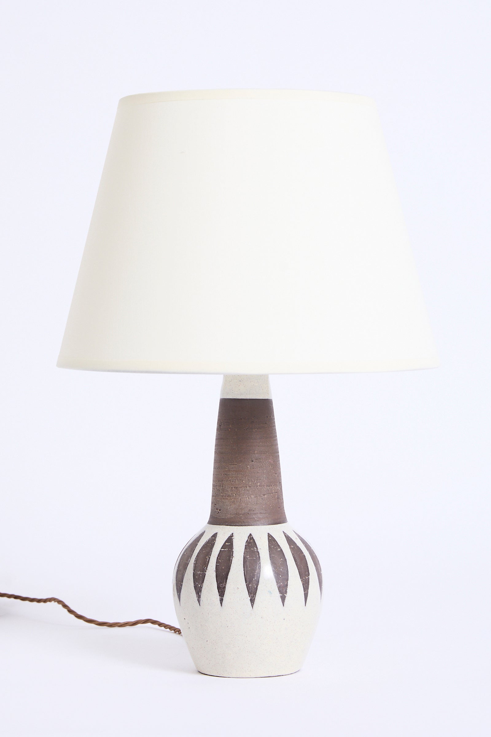 10378- Mid-Century Stoneware Table Lamp