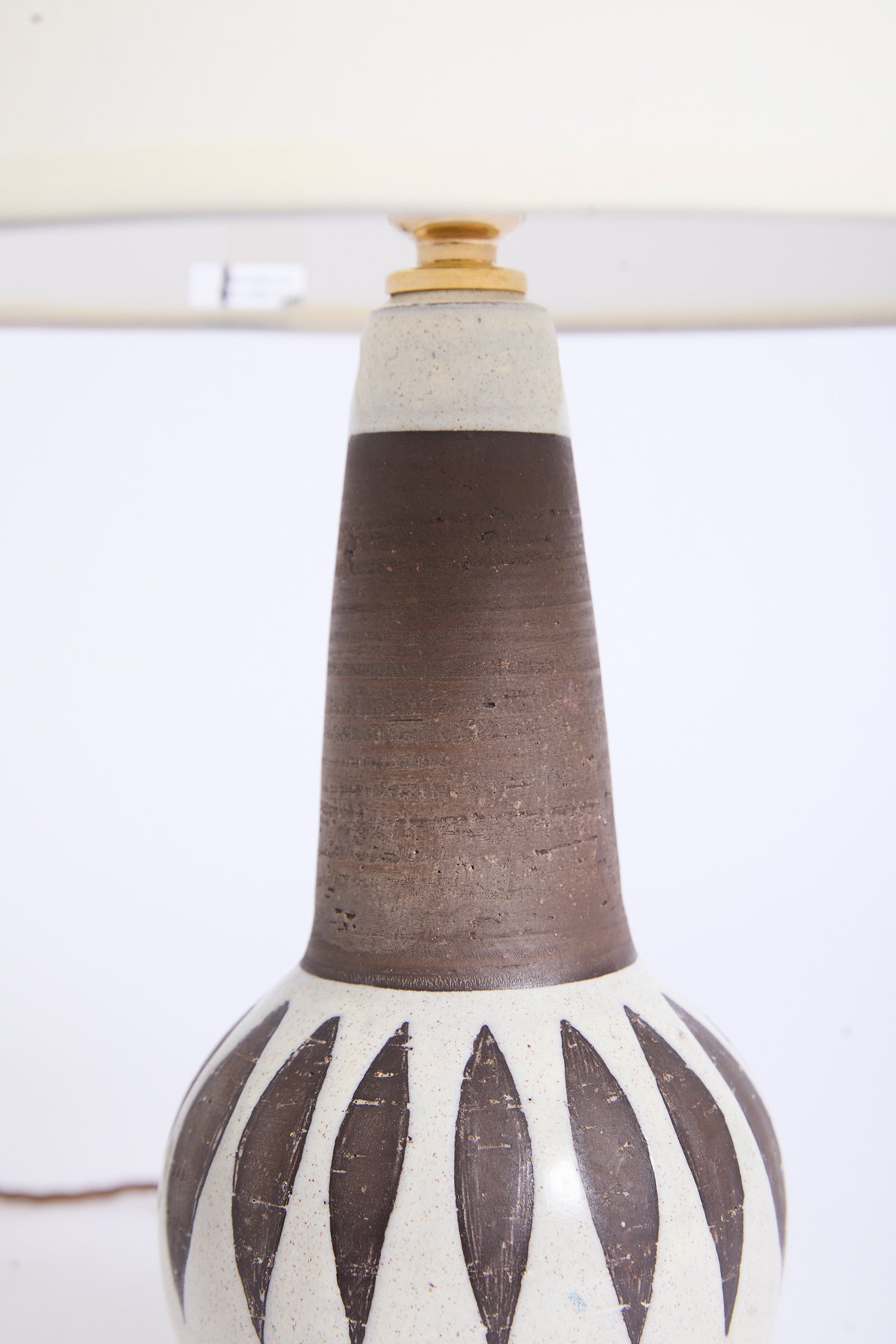 Mid-Century Stoneware Table Lamp