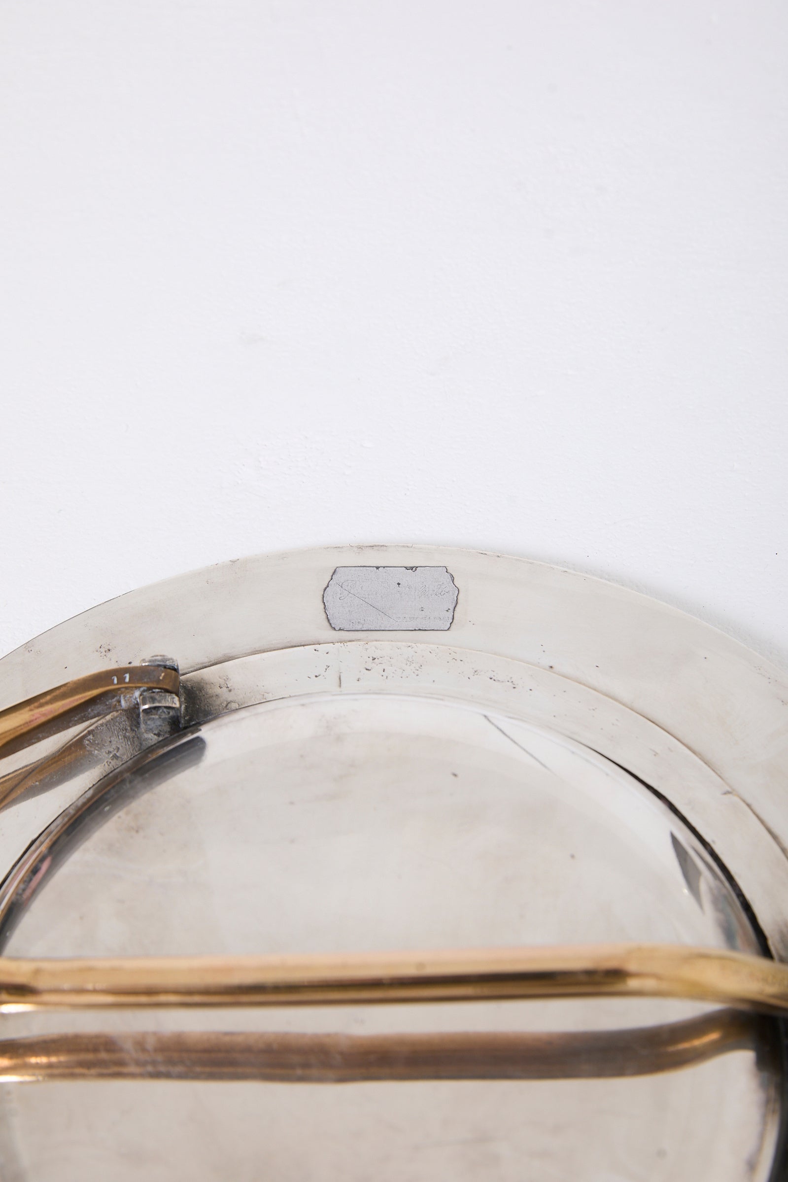 Pair of Silvered Side Tables
