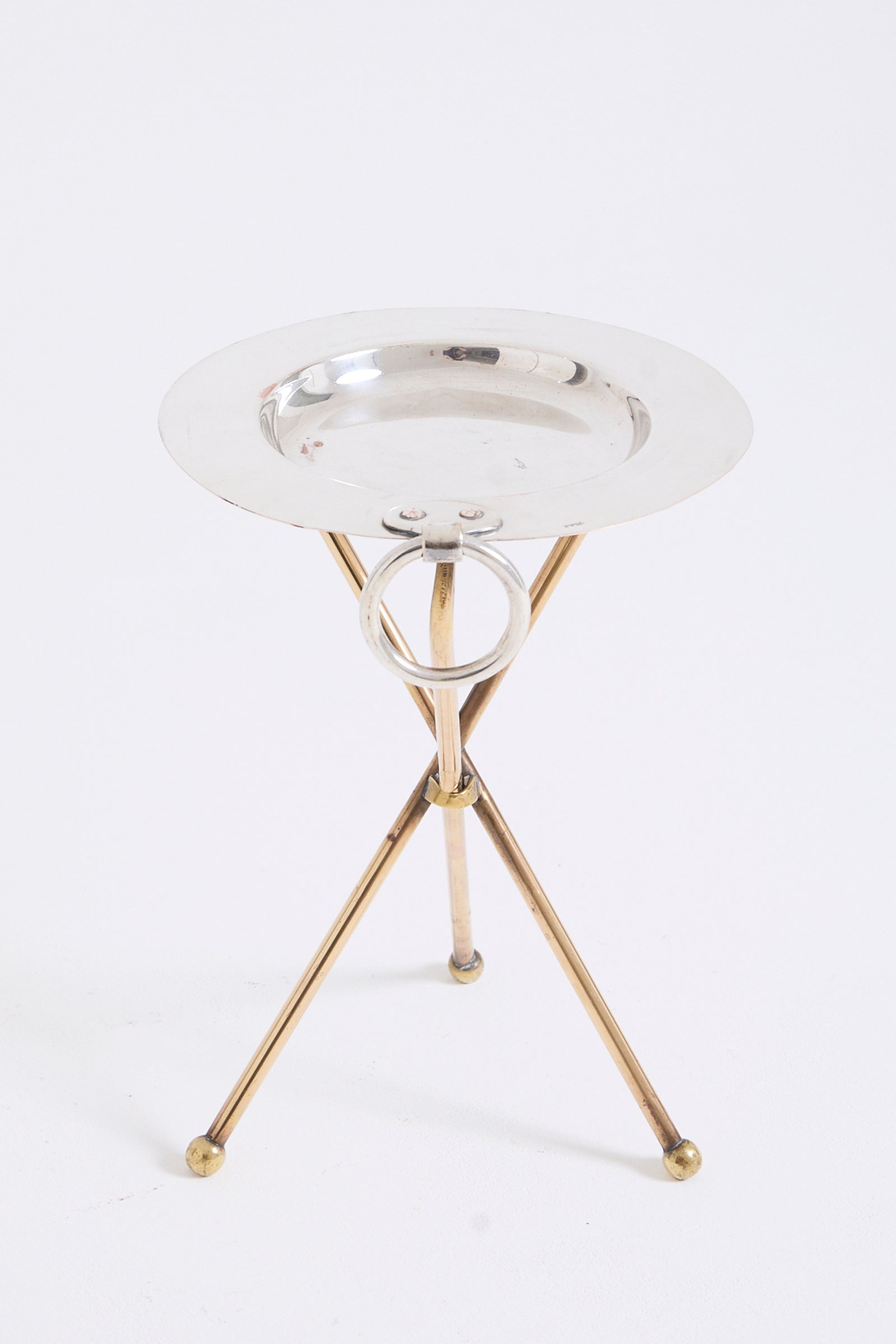 Pair of Silvered Side Tables