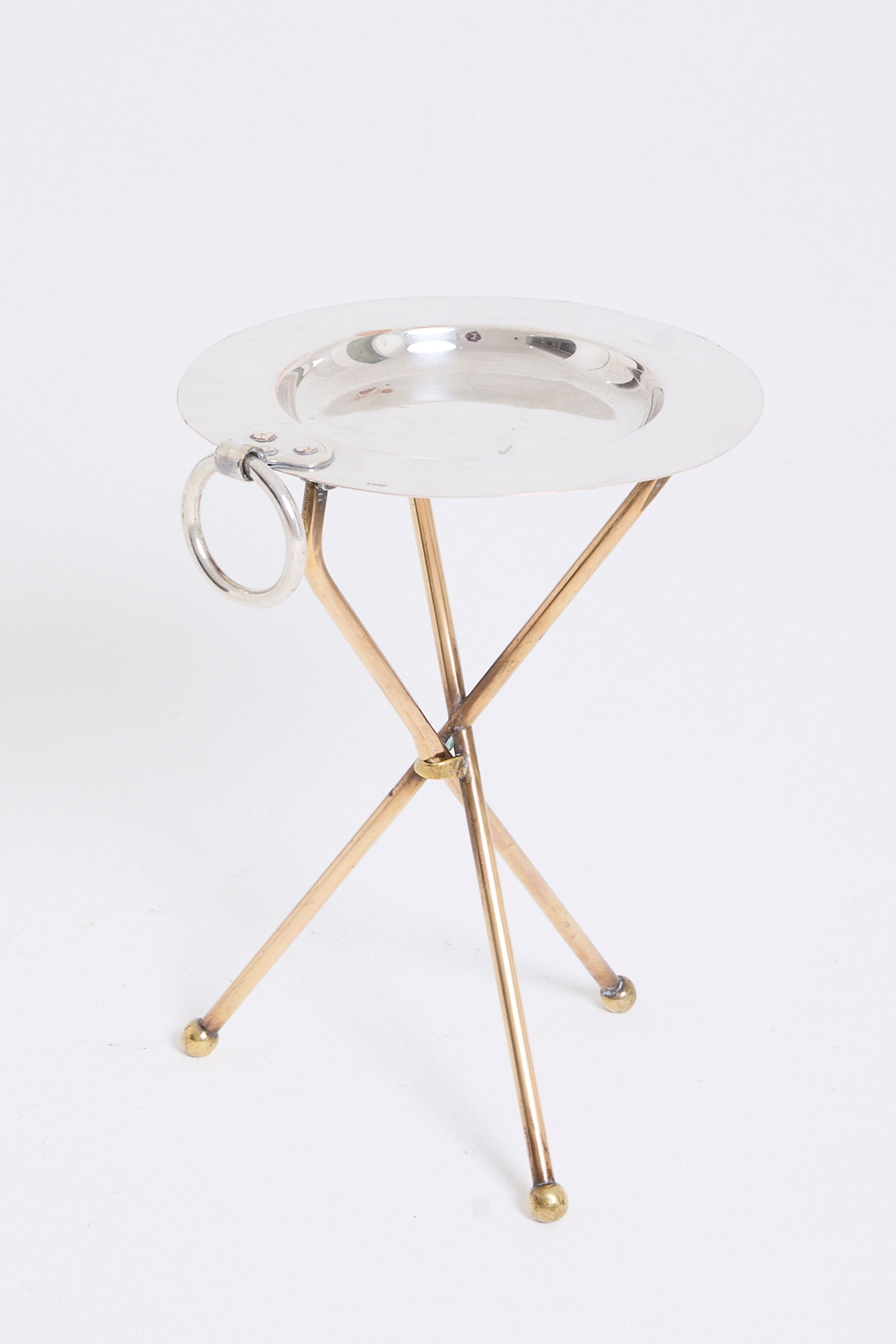 Pair of Silvered Side Tables