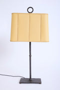 Iron and Parchment Table Lamp