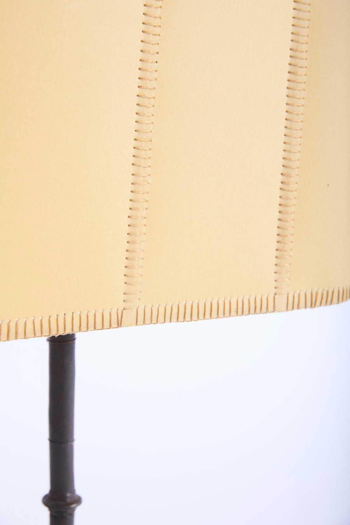Iron and Parchment Table Lamp