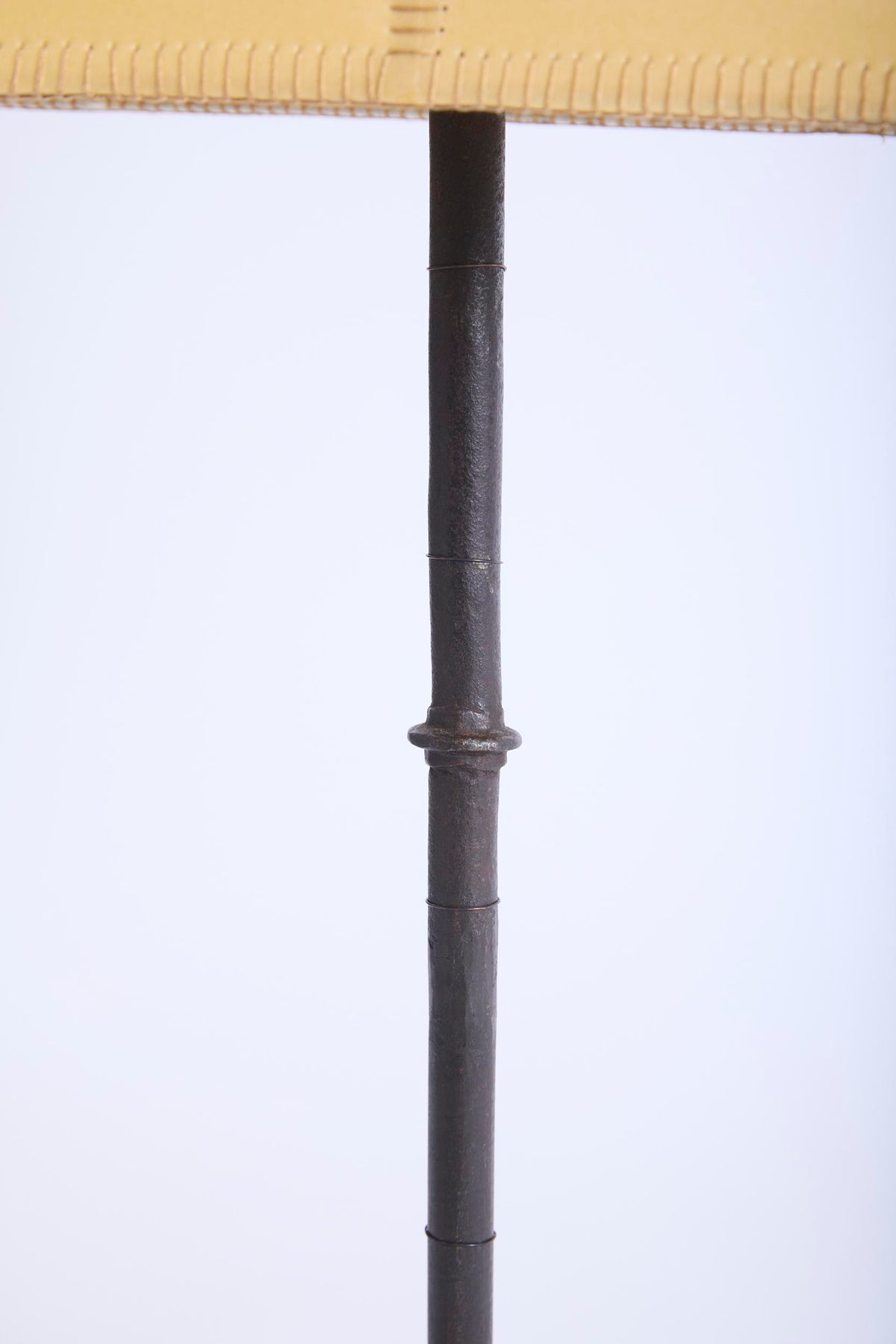Iron and Parchment Table Lamp