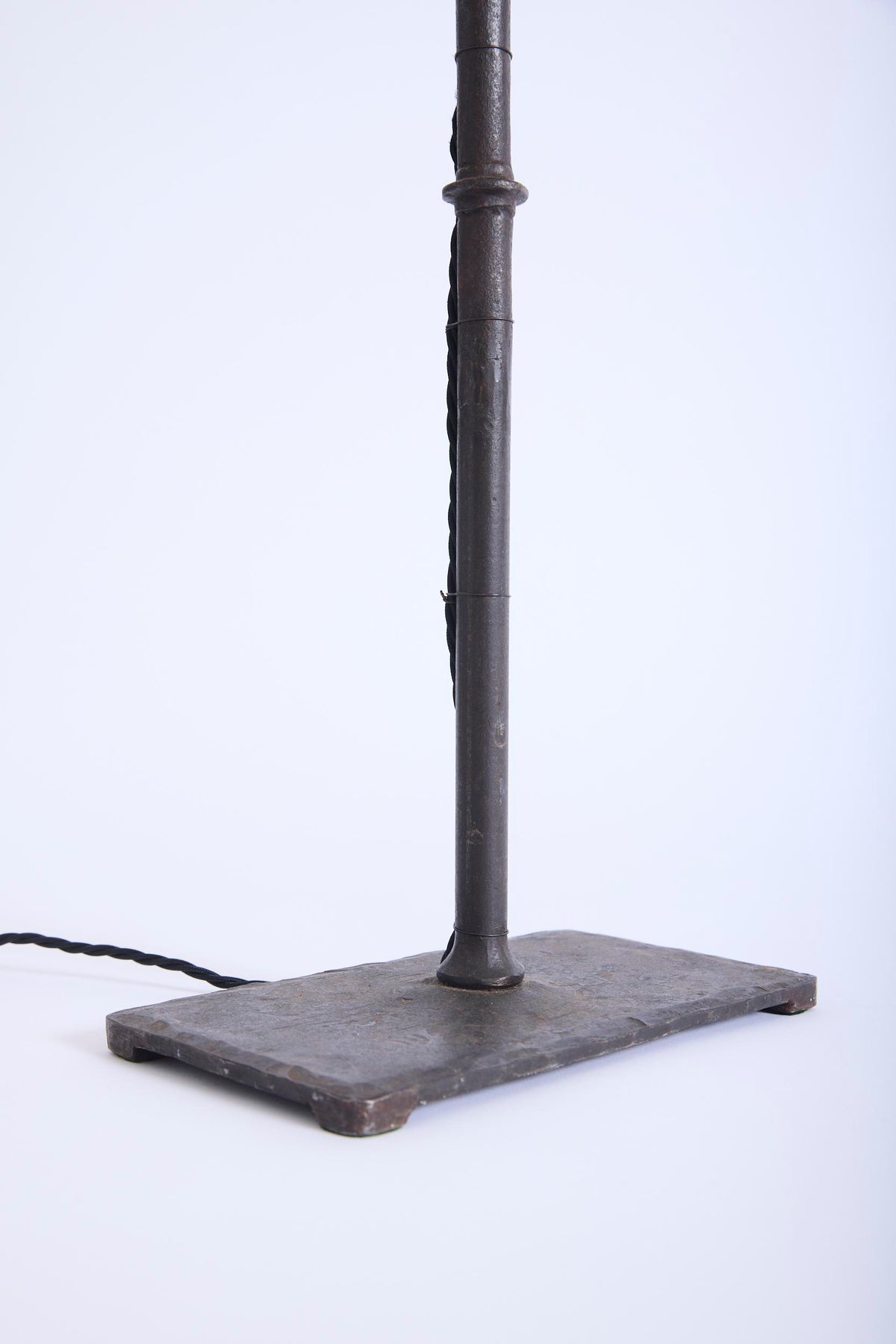 Iron and Parchment Table Lamp