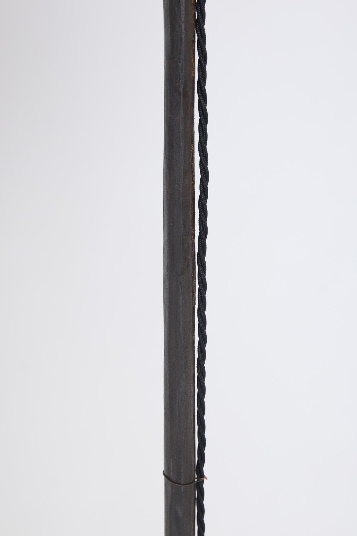 Iron and Parchment Floor Lamp
