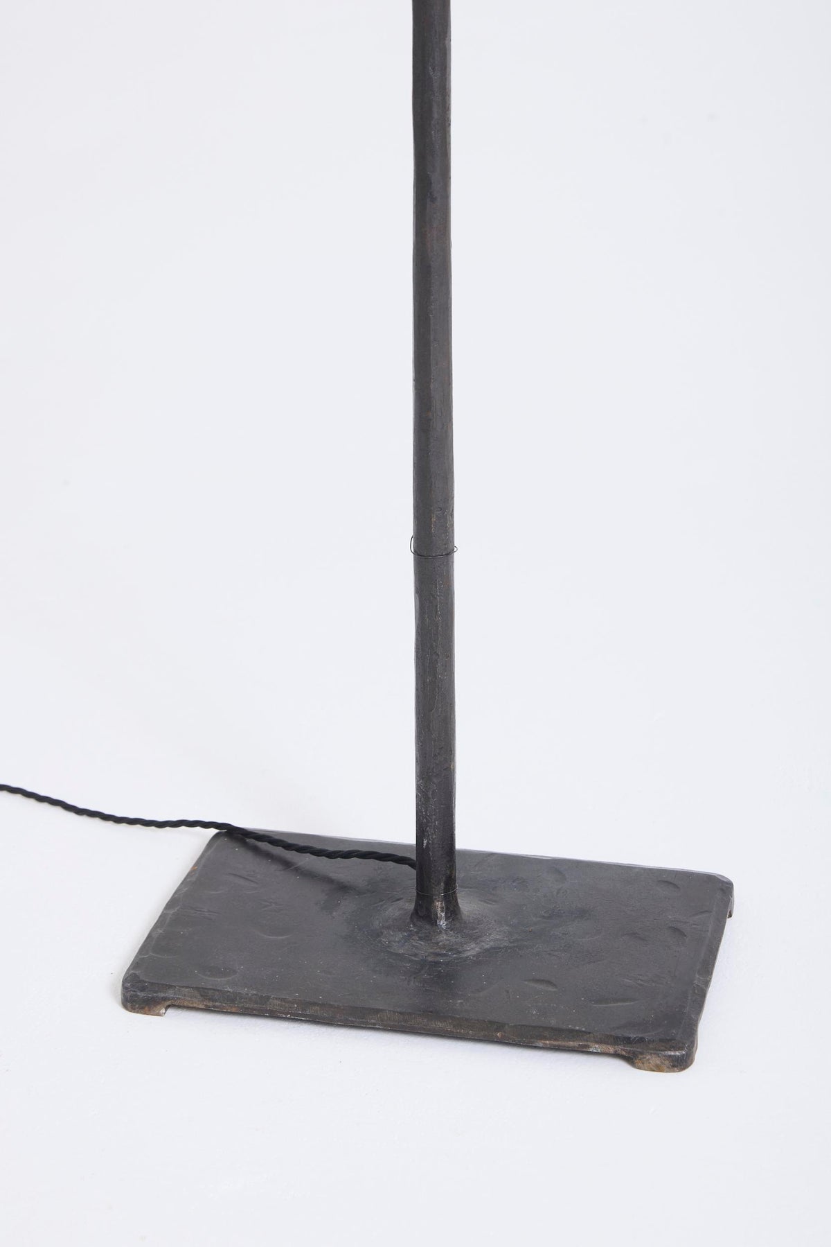 Iron and Parchment Floor Lamp