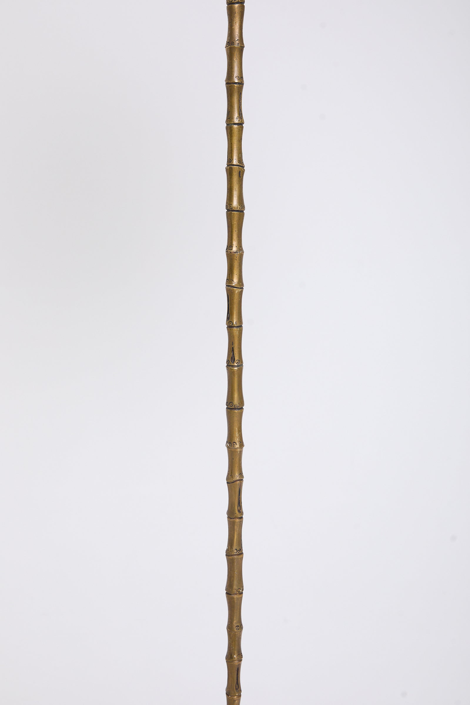 Brass Bamboo Floor Lamp