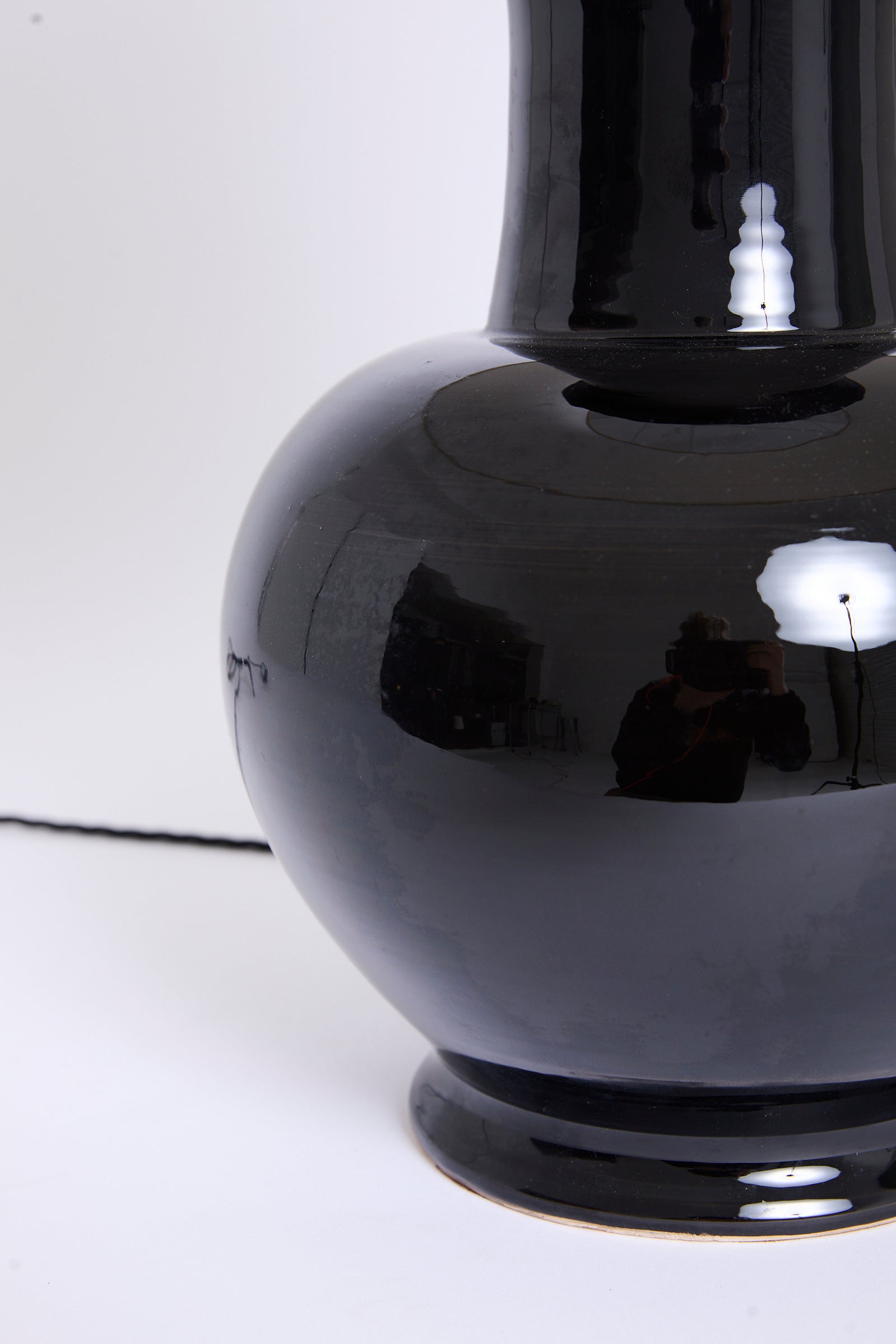 Black Ceramic Table Lamp