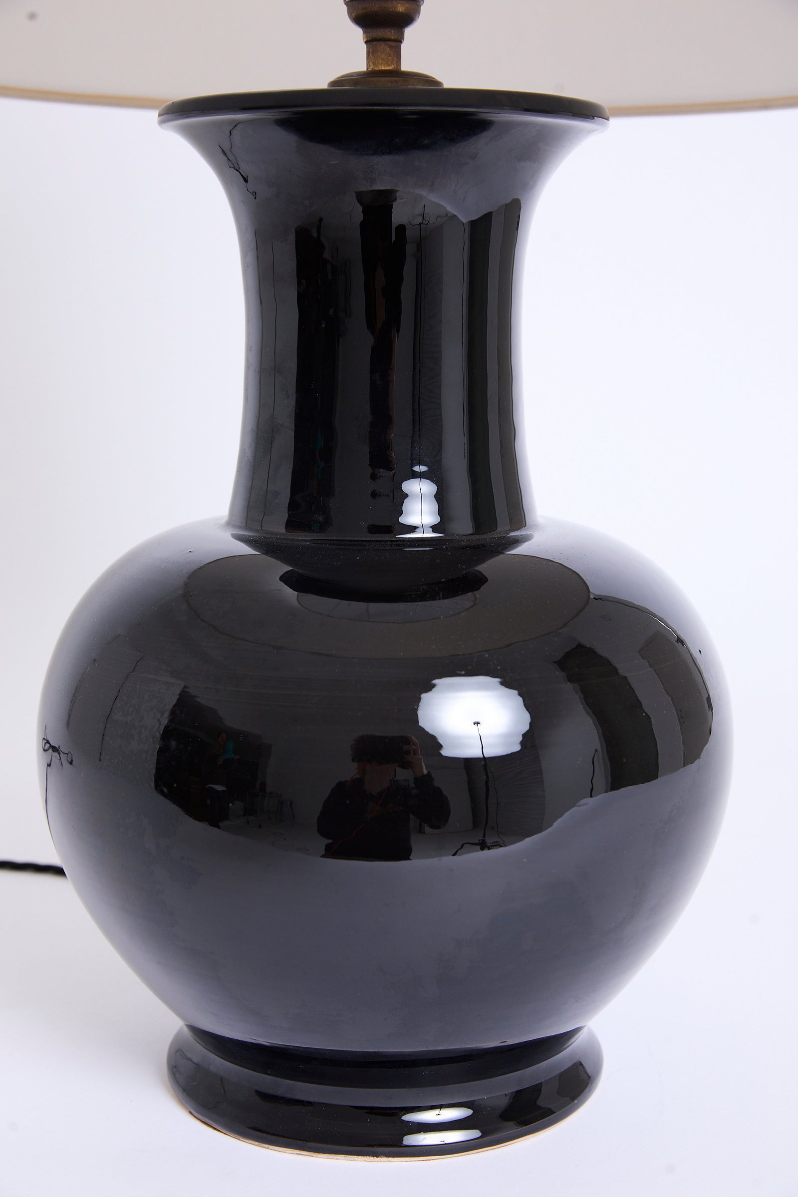 Black Ceramic Table Lamp