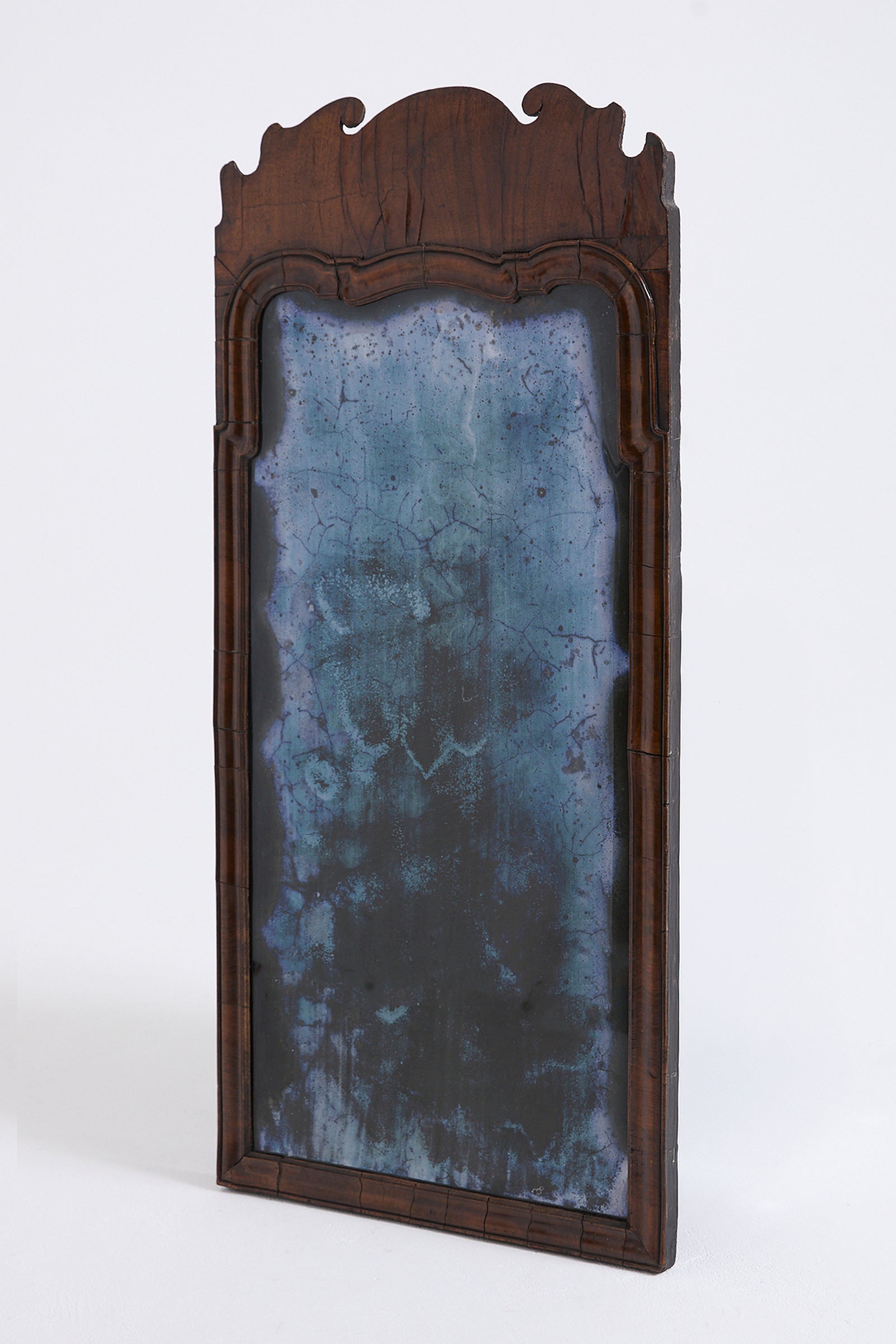 George I Walnut Mirror