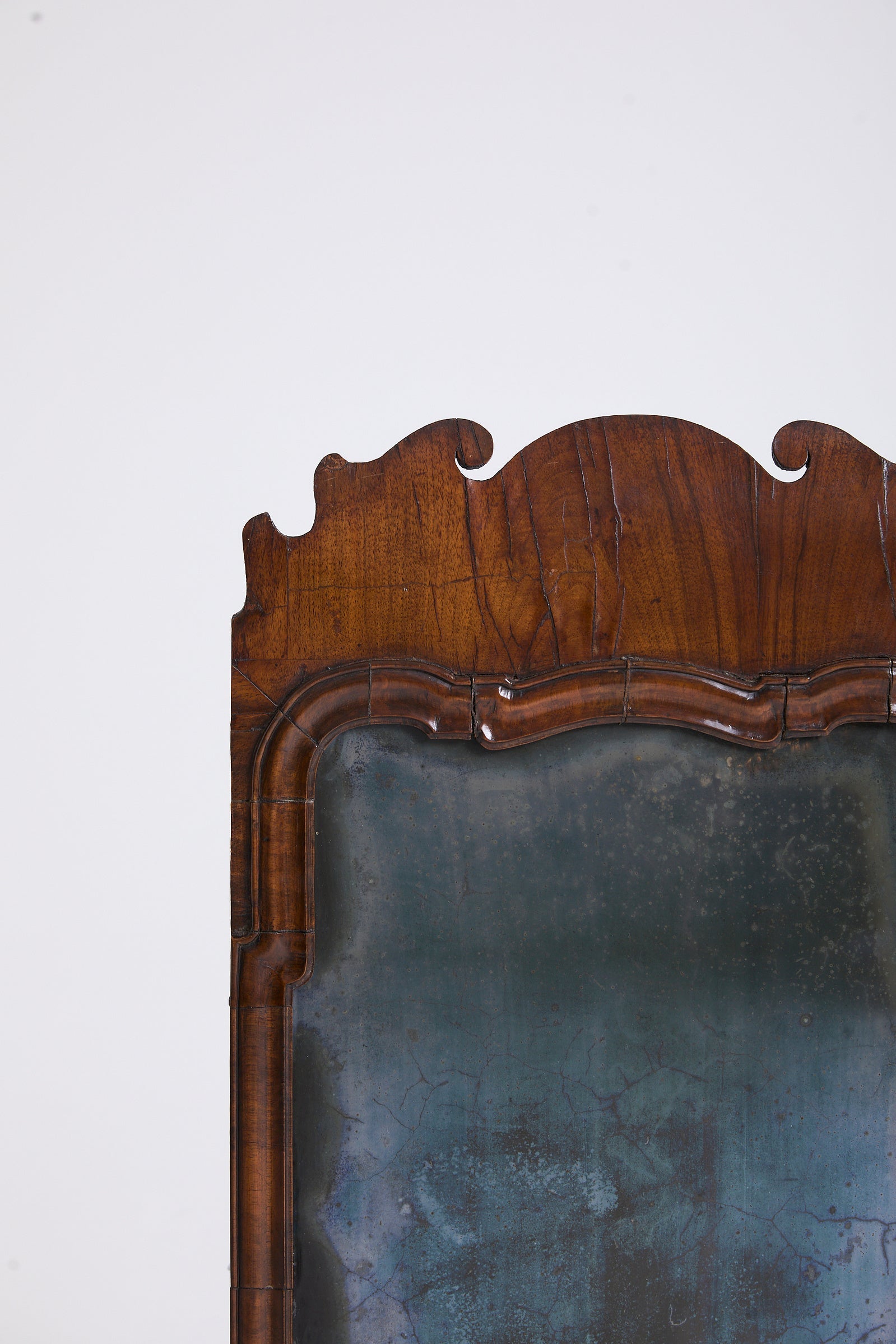George I Walnut Mirror