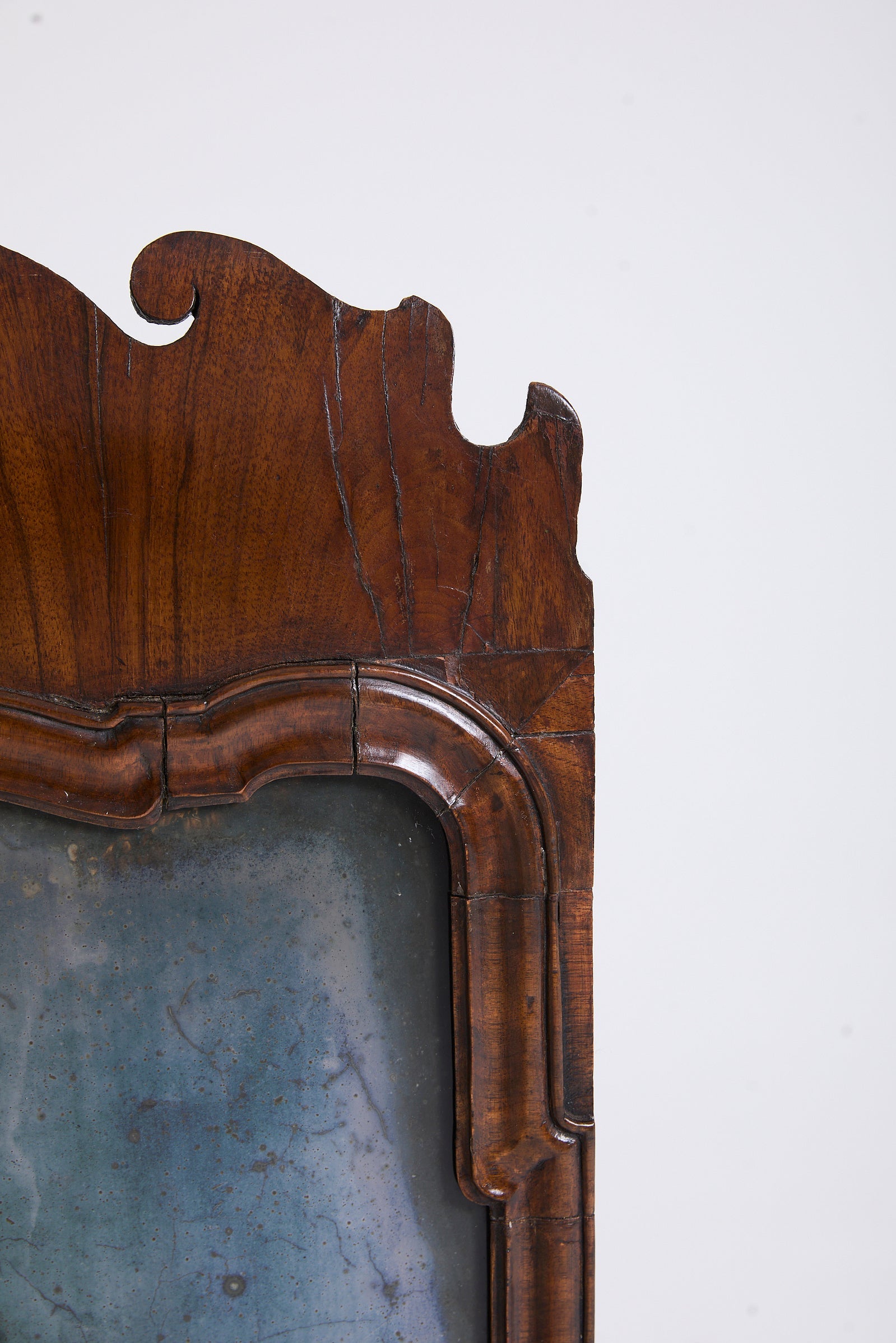 George I Walnut Mirror