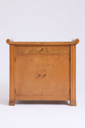 10445- Art Deco Birch Cabinet