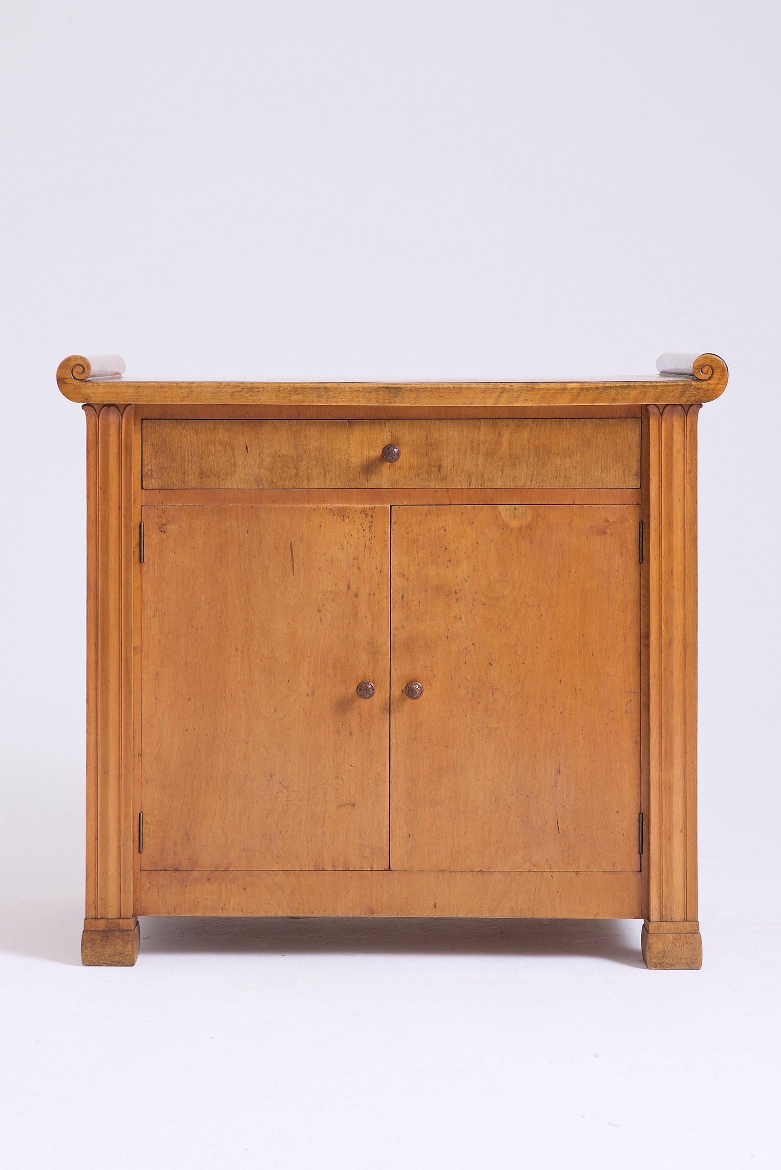 10445- Art Deco Birch Cabinet