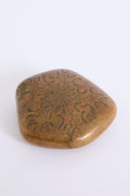 10460- Floral Bronze Paperweight