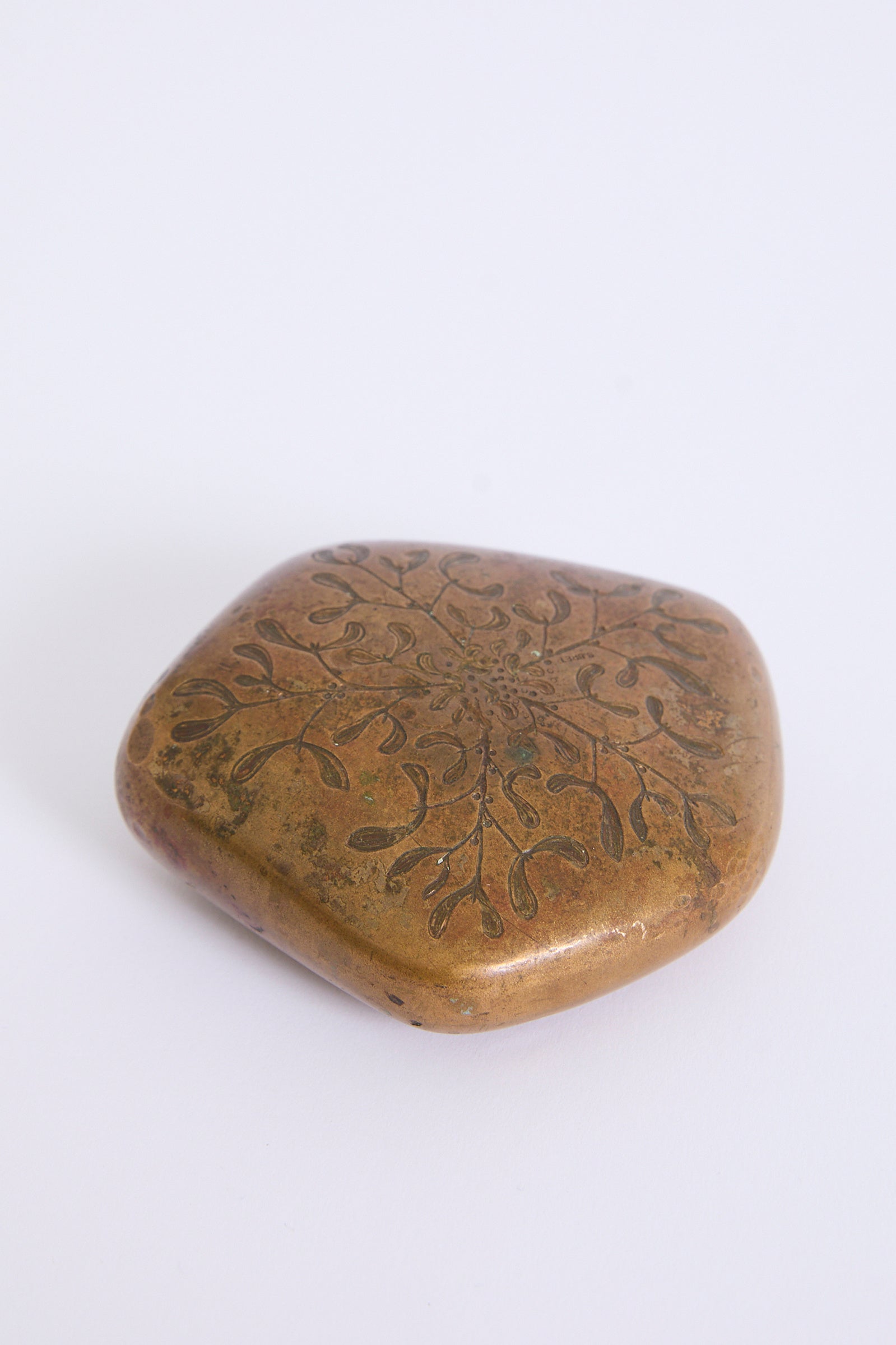 Floral Bronze Paperweight