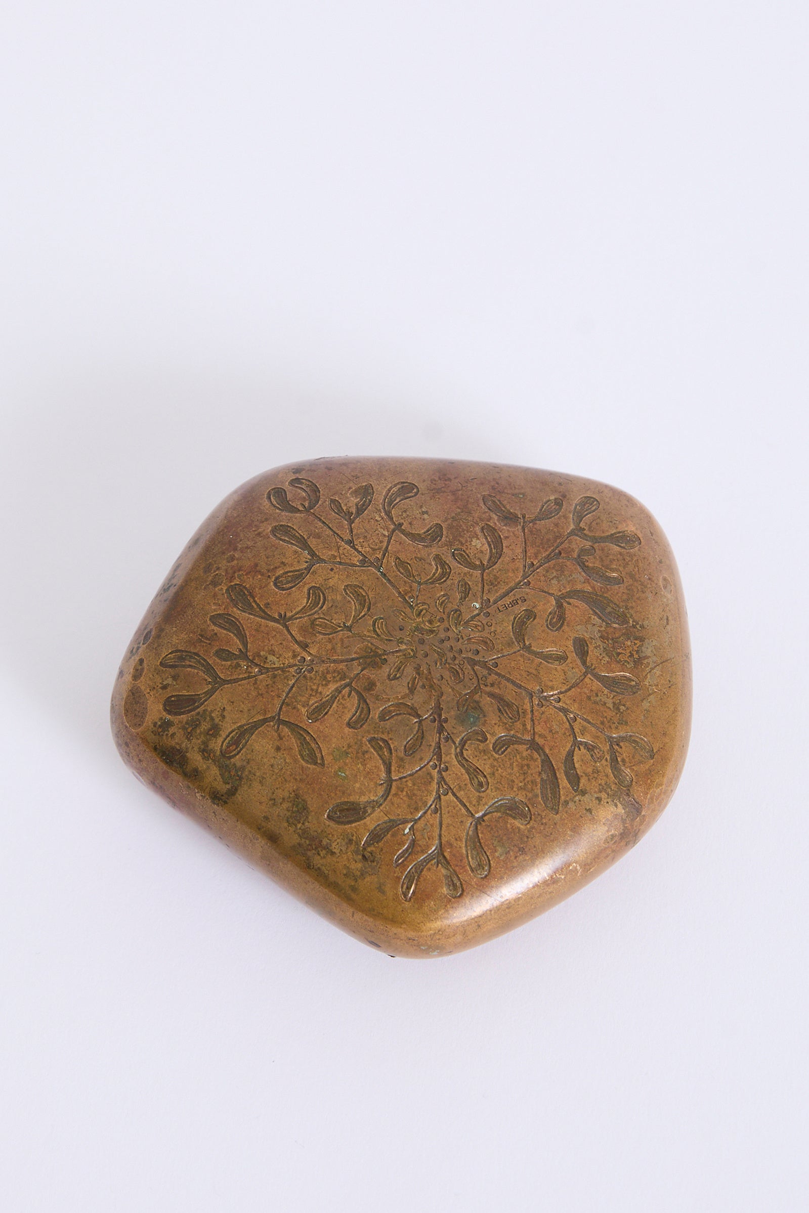 Floral Bronze Paperweight