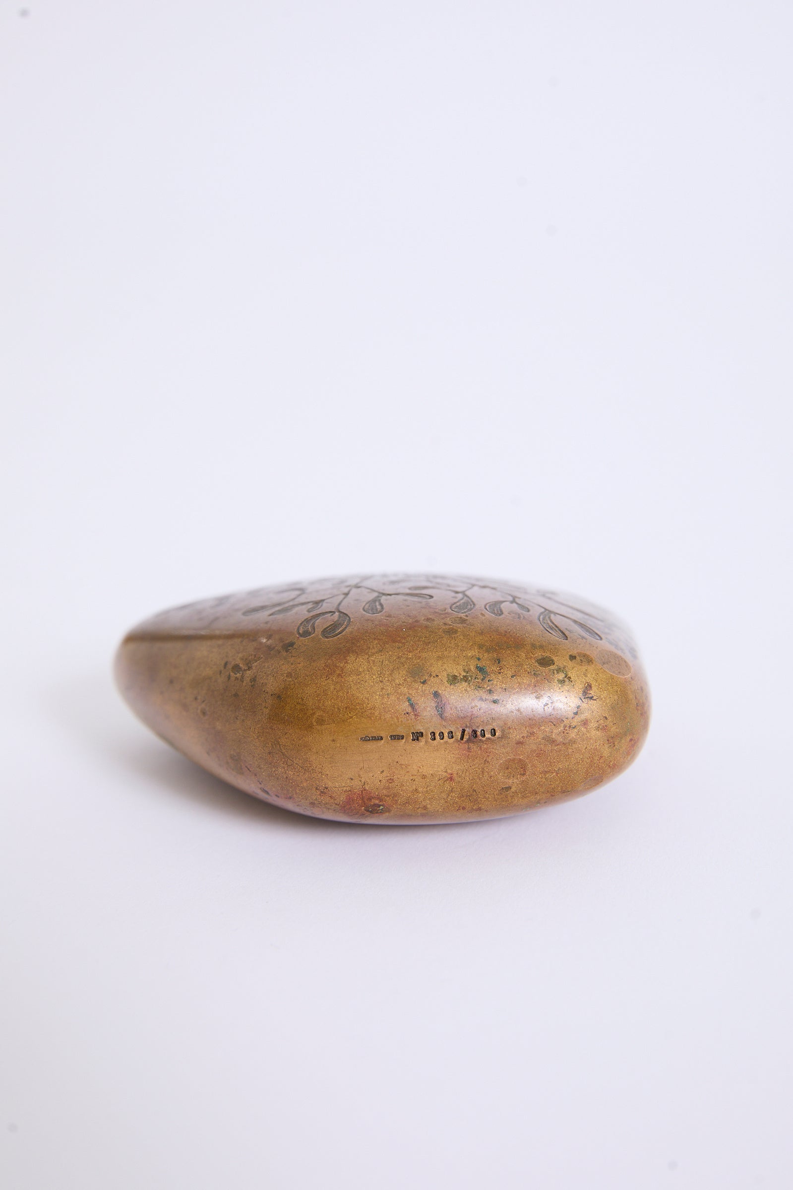 Floral Bronze Paperweight