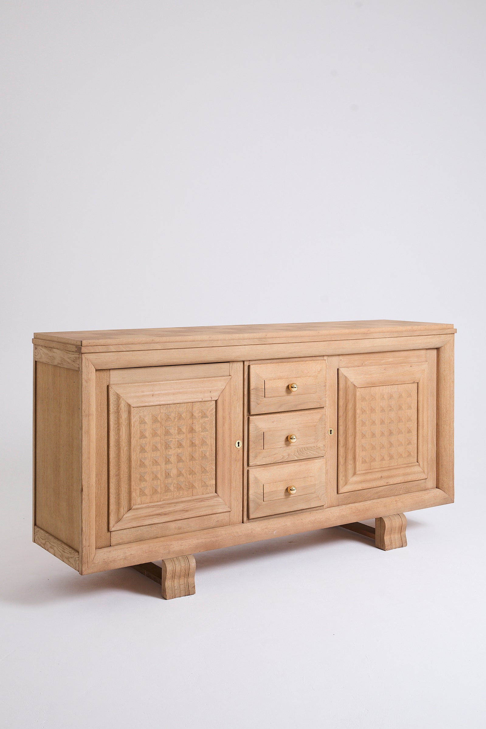 Sanded Oak Sideboard