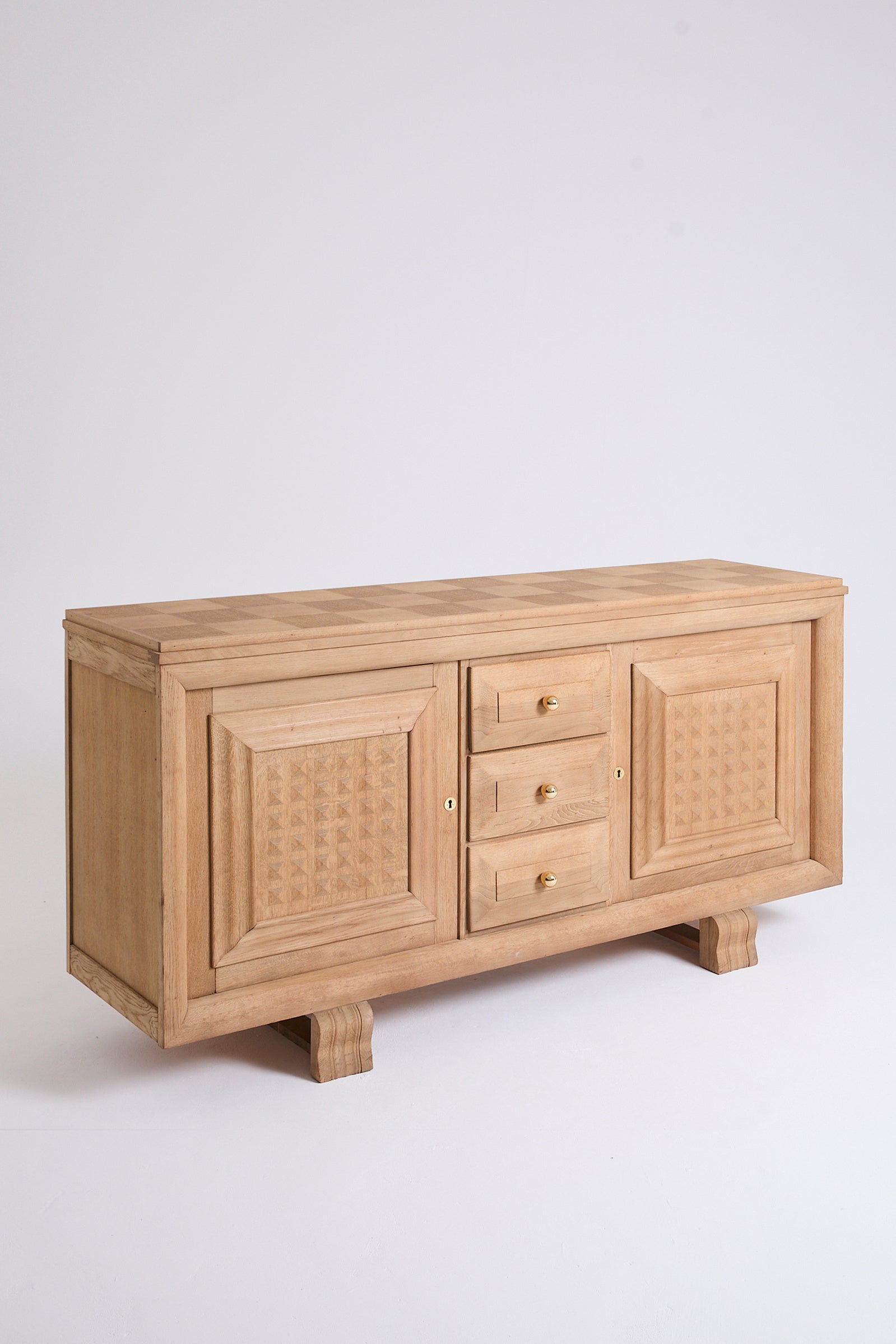 Sanded Oak Sideboard