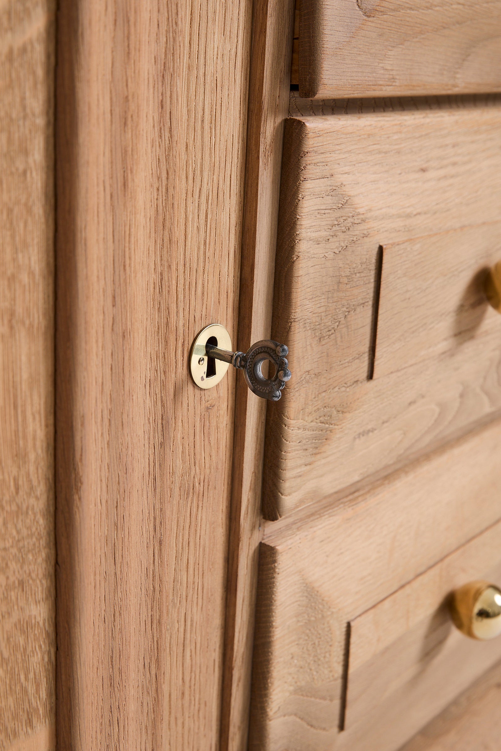 Sanded Oak Sideboard