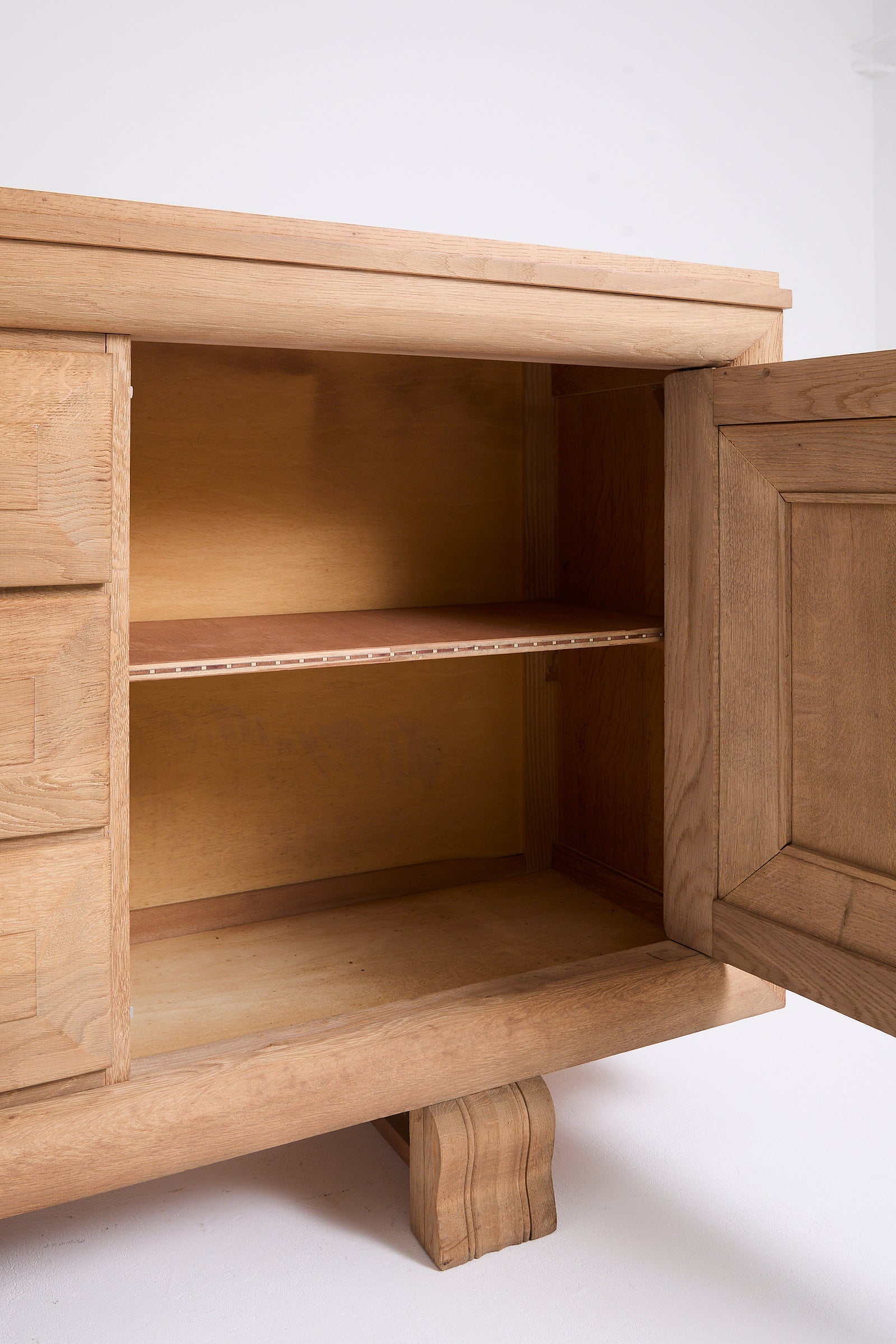 Sanded Oak Sideboard