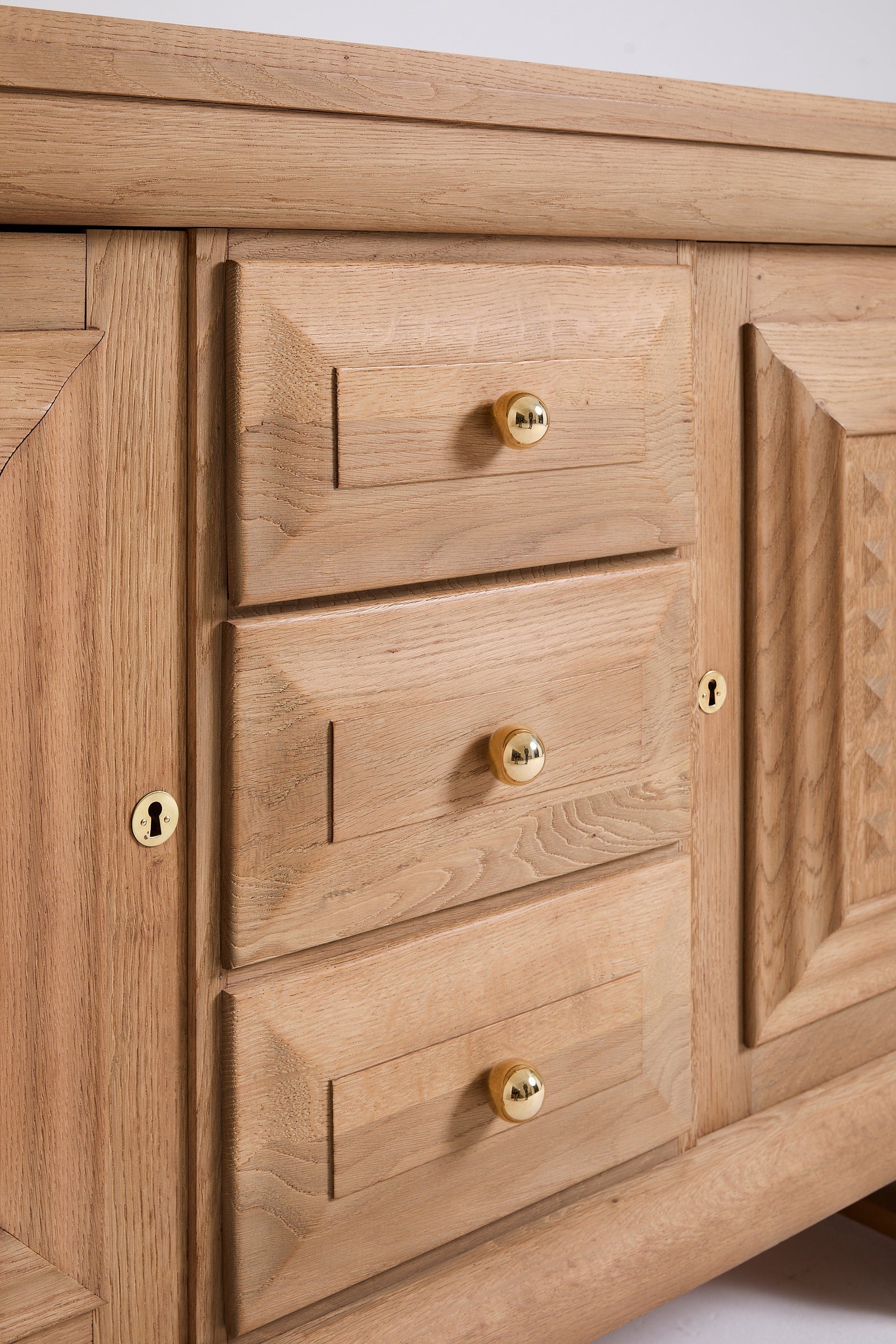 Sanded Oak Sideboard