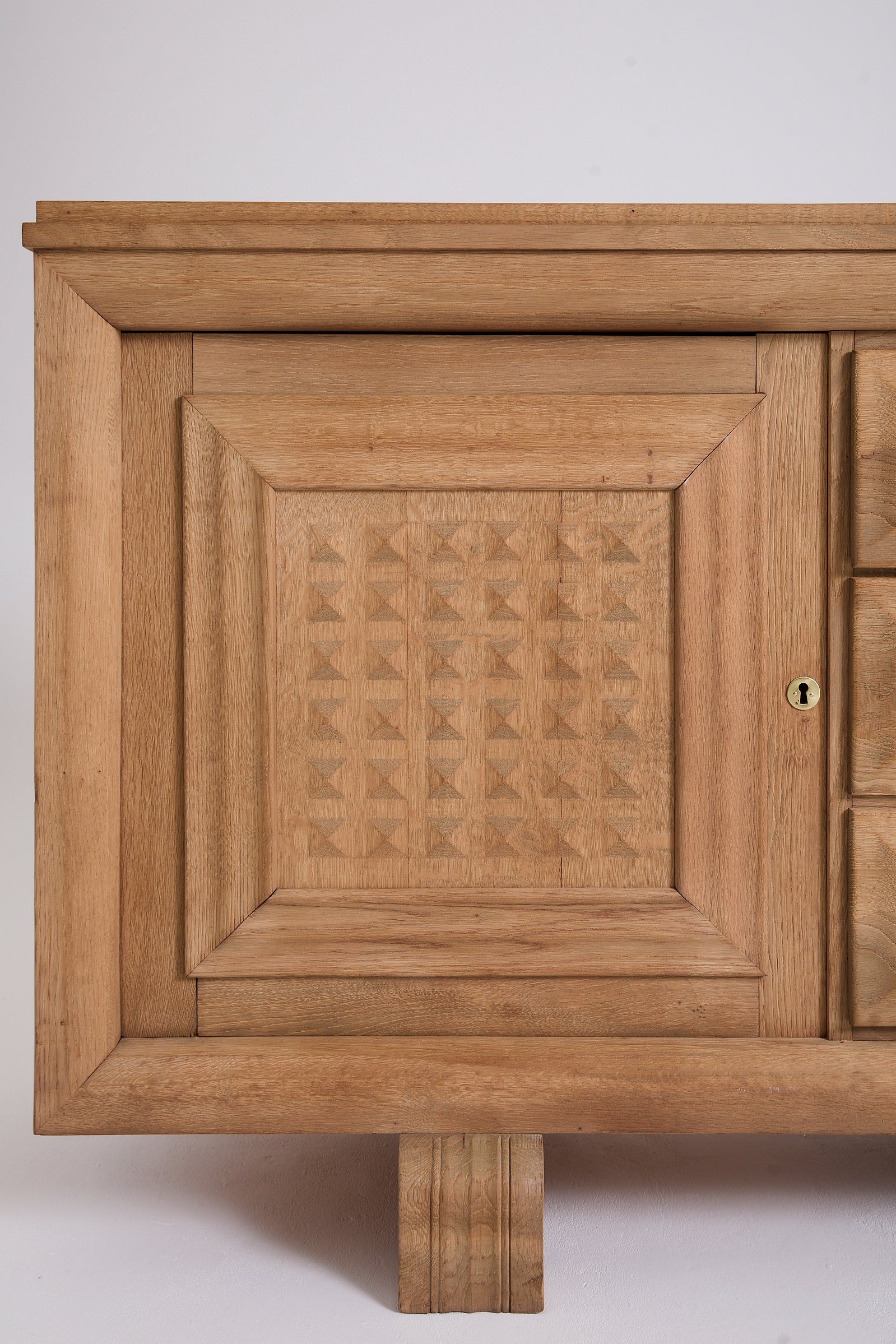 Sanded Oak Sideboard