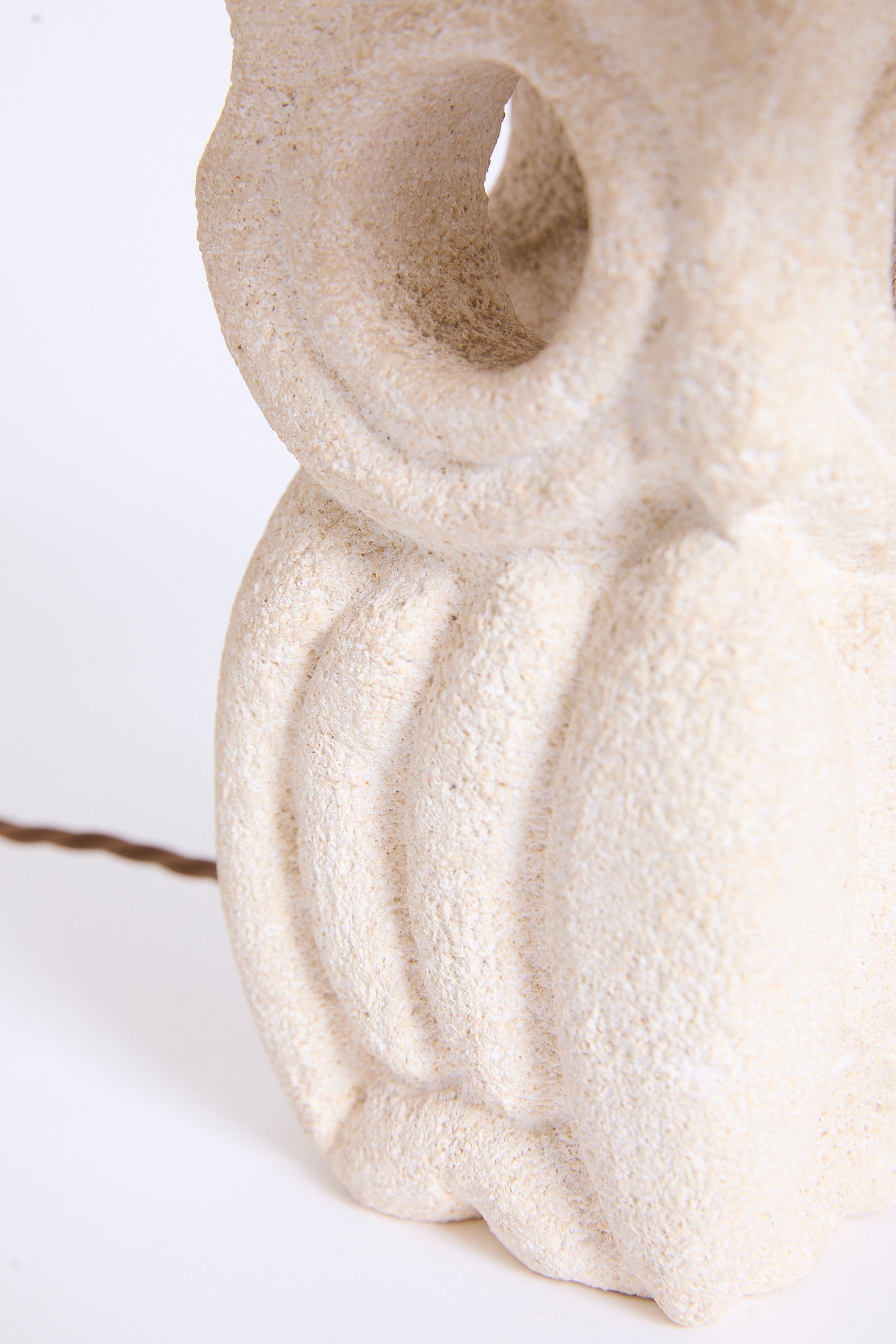 Stone Owl Table Lamp