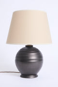 10485- Black Ceramic Table Lamp