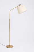 10491- Brass Reading Floor Lamp