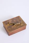 10493- Bronze 'Antler' Box