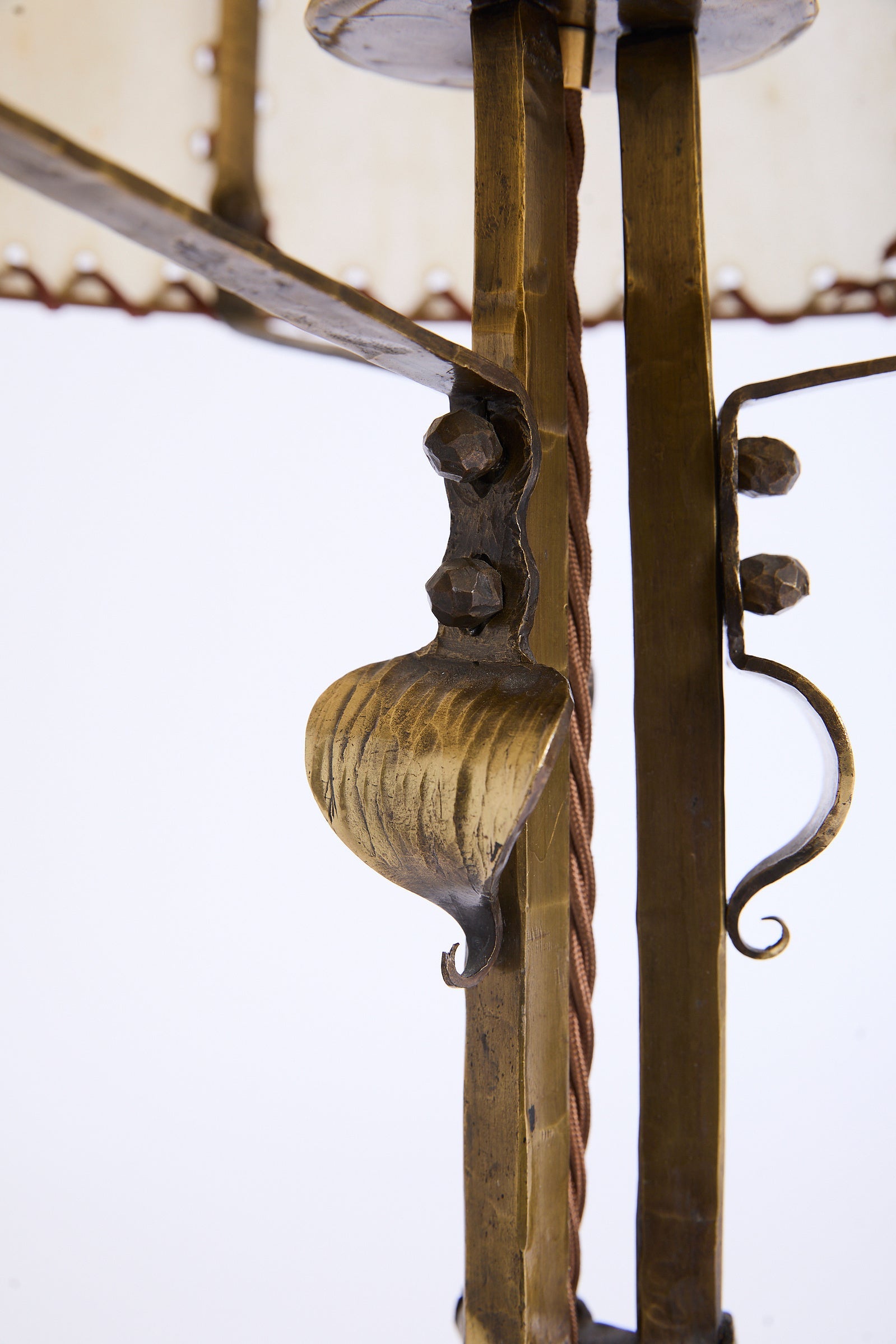 Bronze and Velum Table Lamp