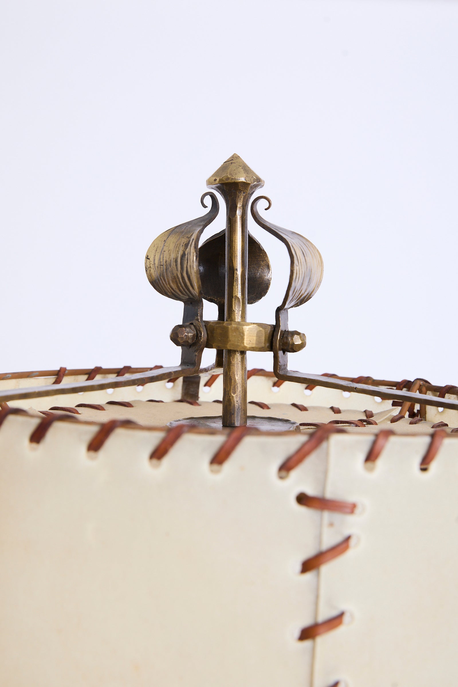 Bronze and Velum Table Lamp