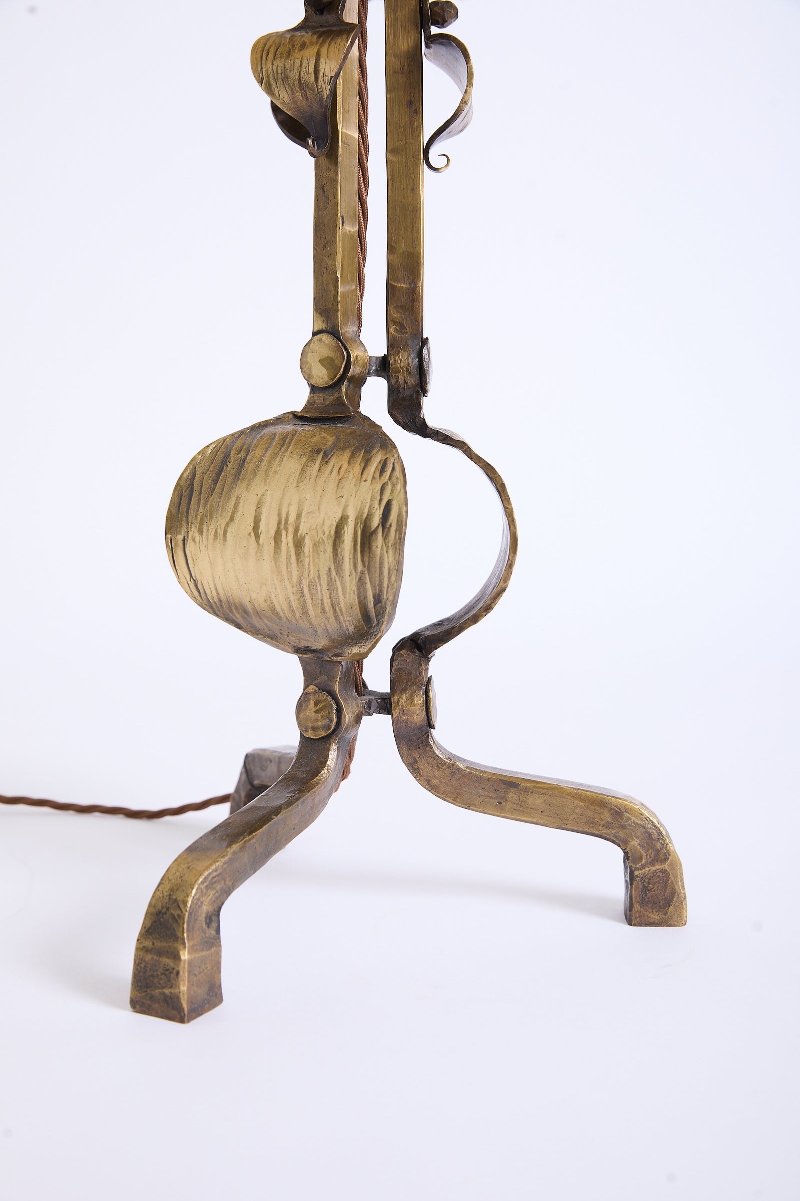 Bronze and Velum Table Lamp