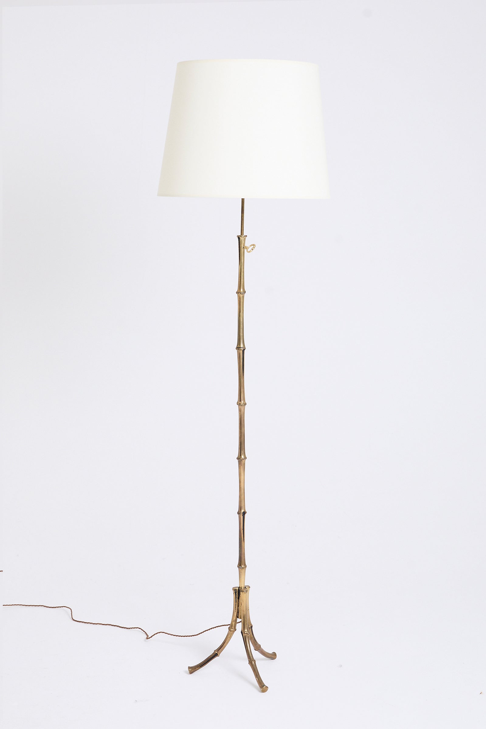 10498- Bamboo Floor Lamp