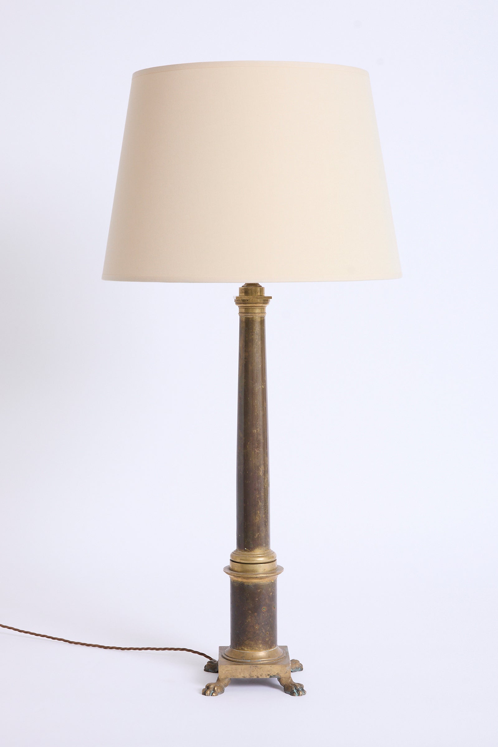 10502- Brass Table Lamp