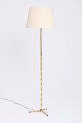 10504- Bronze Bamboo Floor Lamp