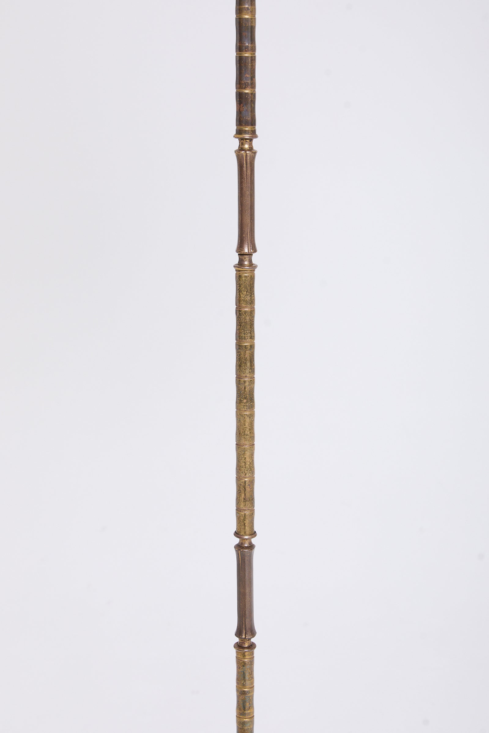 Brass Bamboo Floor Lamp