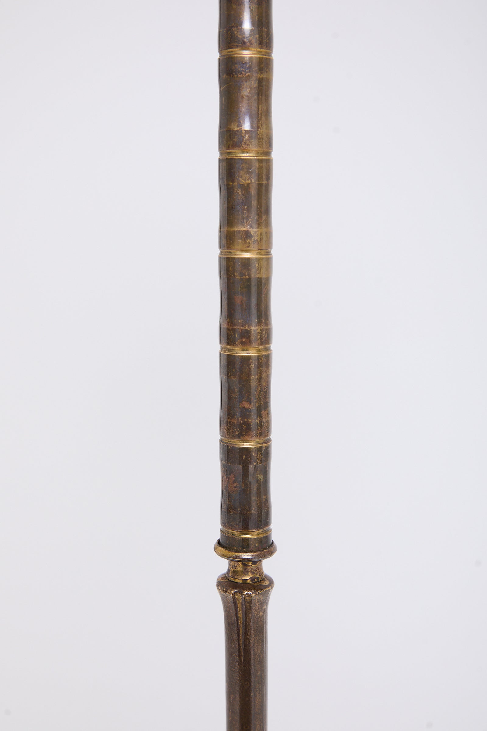 Brass Bamboo Floor Lamp
