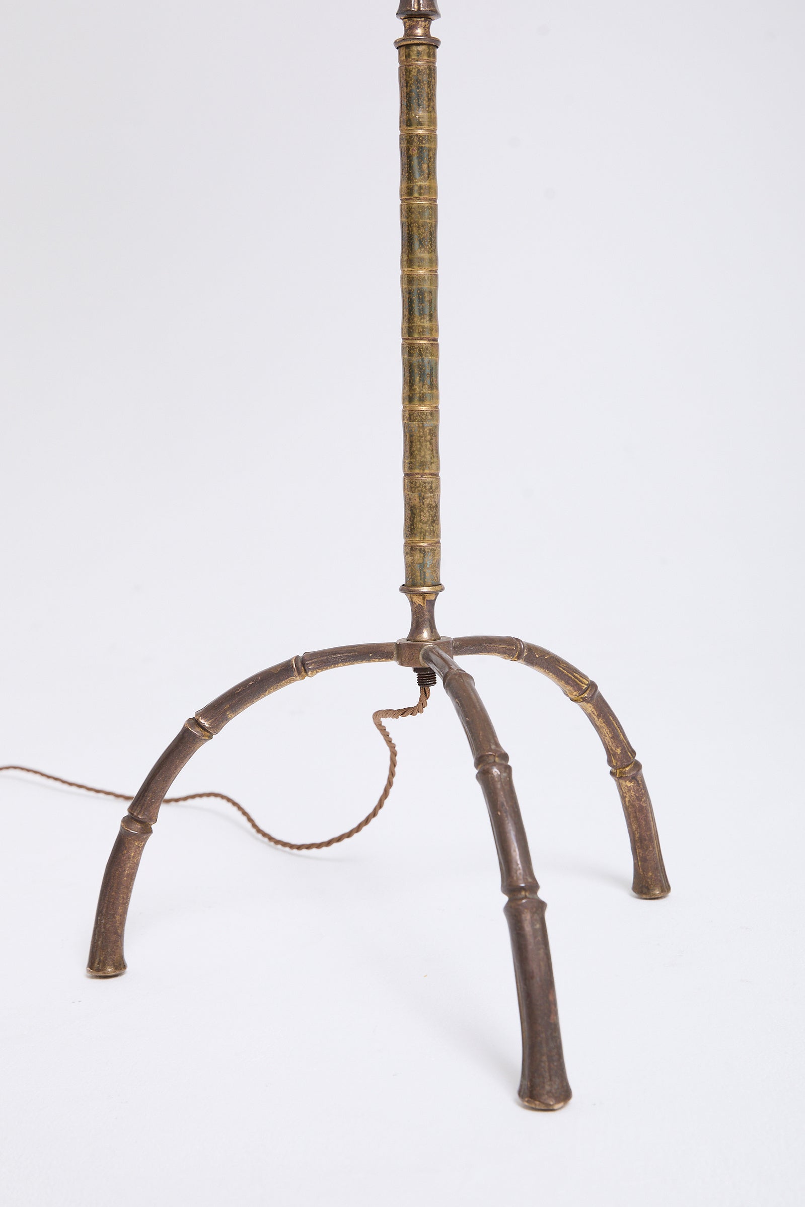 Brass Bamboo Floor Lamp